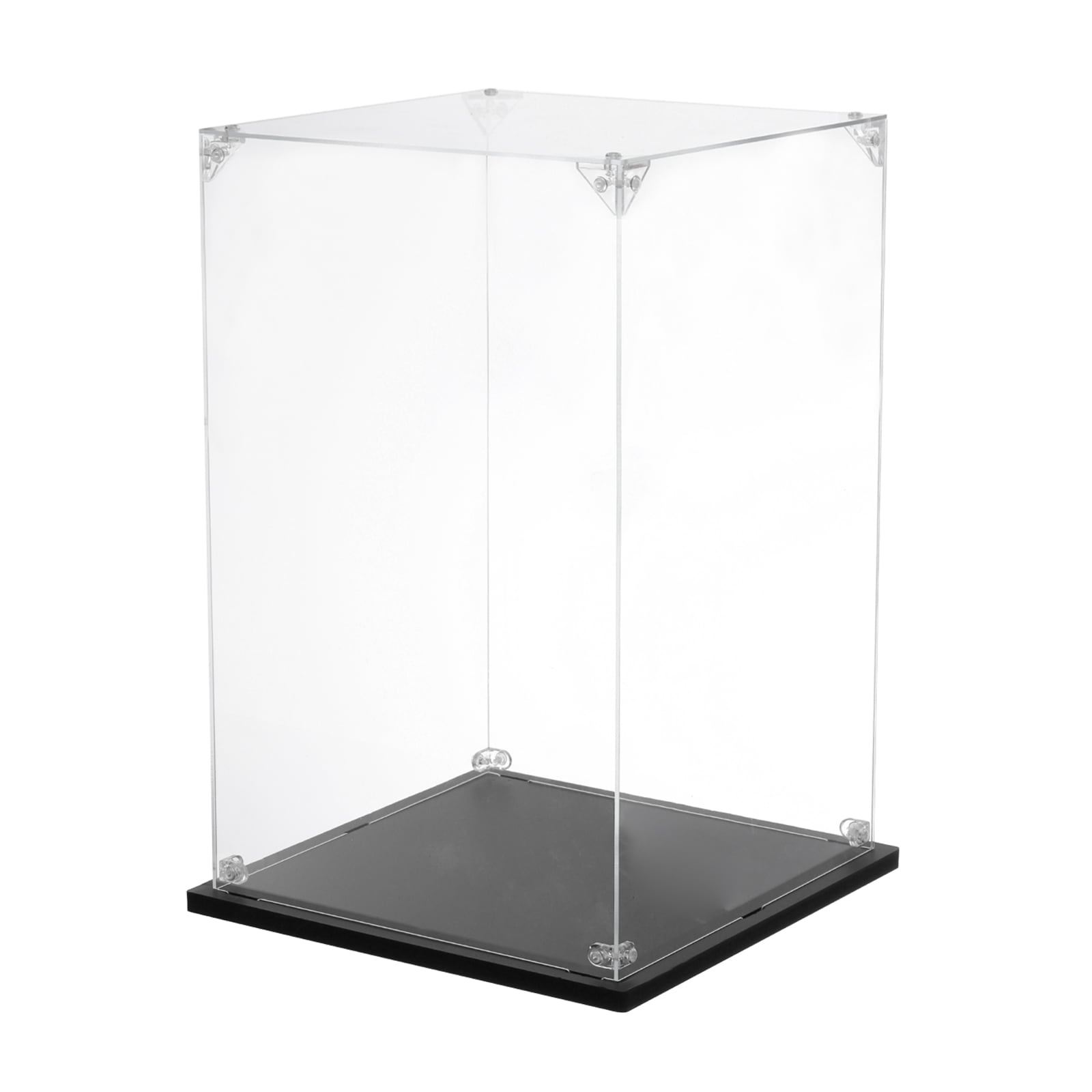 Unique Bargains Acrylic Display Case 8 Inchx8 Inchx12 Inch Clear Display Box Assemble Dustproof Display Box Storage Organizer for Collectibles Action Figures