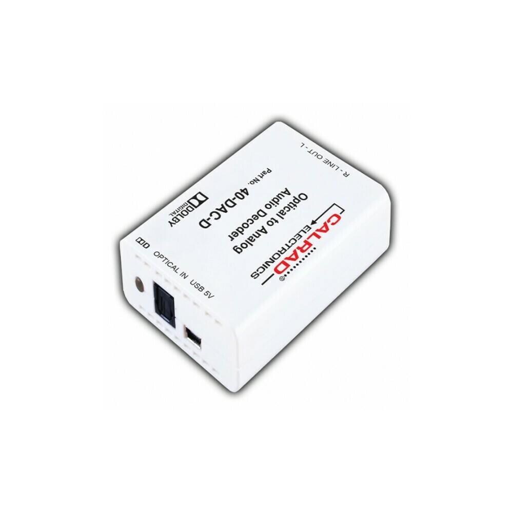  CLDE019 Calrad 40-DAC-D Optical to Analog Audio Converter with Dolby Digital Decoder