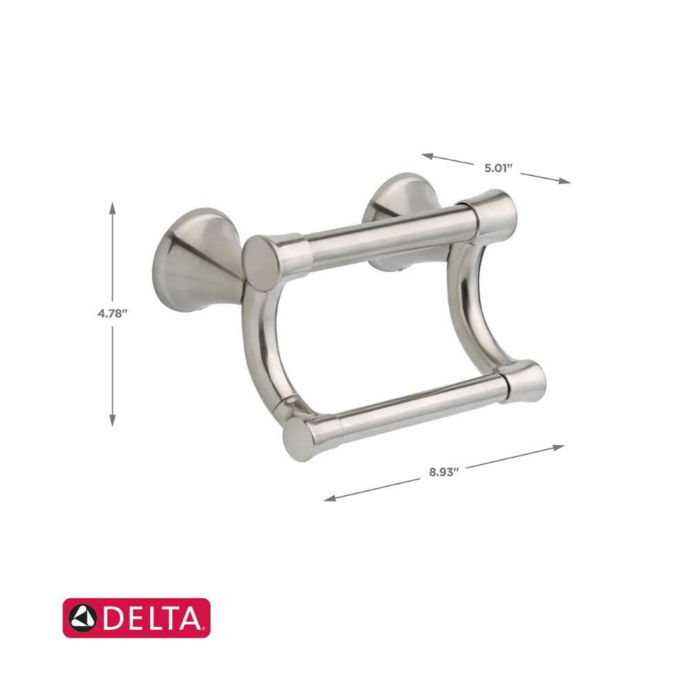 Delta Transitional 6-in Brilliance Stainless Steel Wall Mount ADA