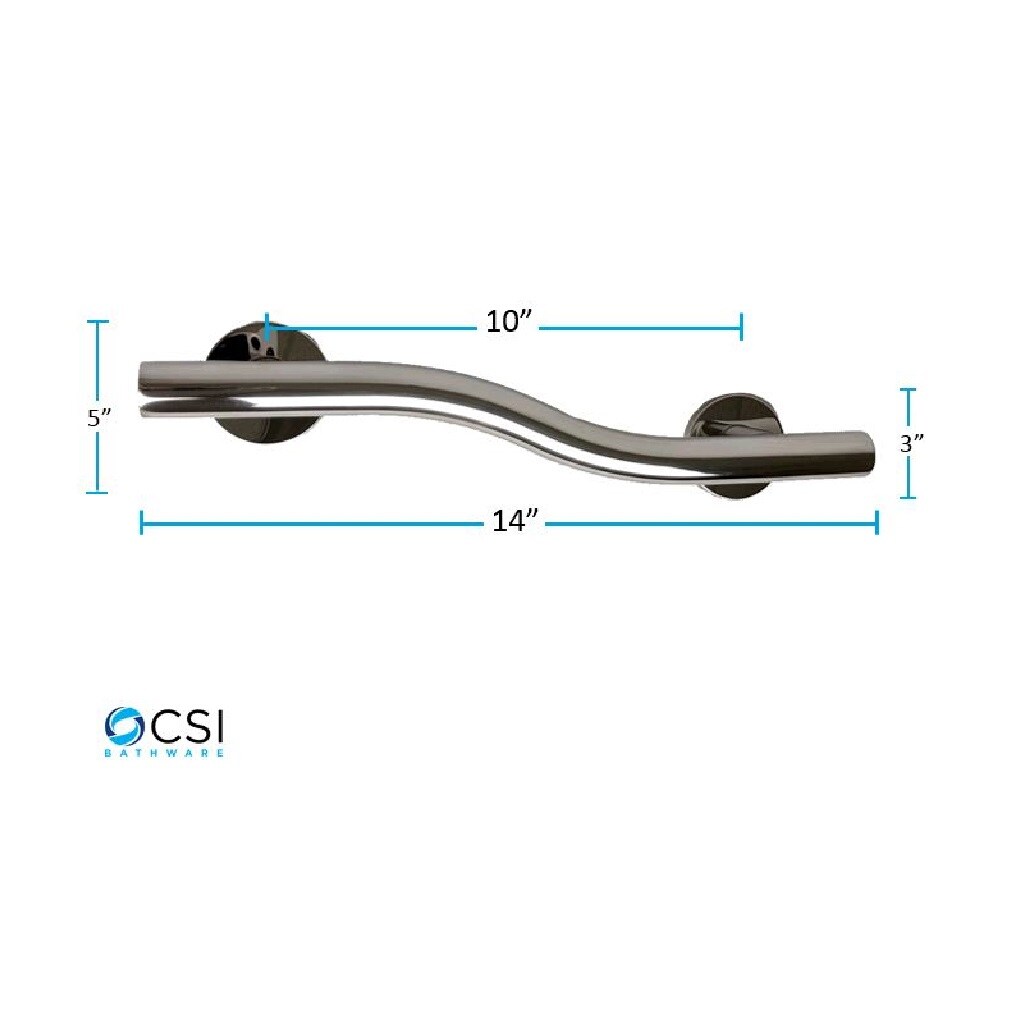 CSI Bathware BAR-WR14-TW-125-PO Grab-Bars - View #4