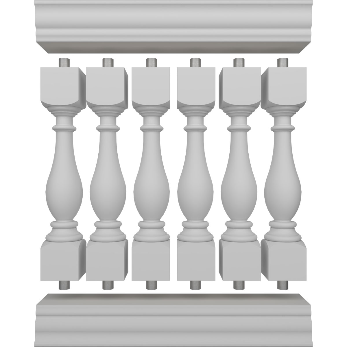 Ekena Millwork BALK42X036LGA railings - View #5