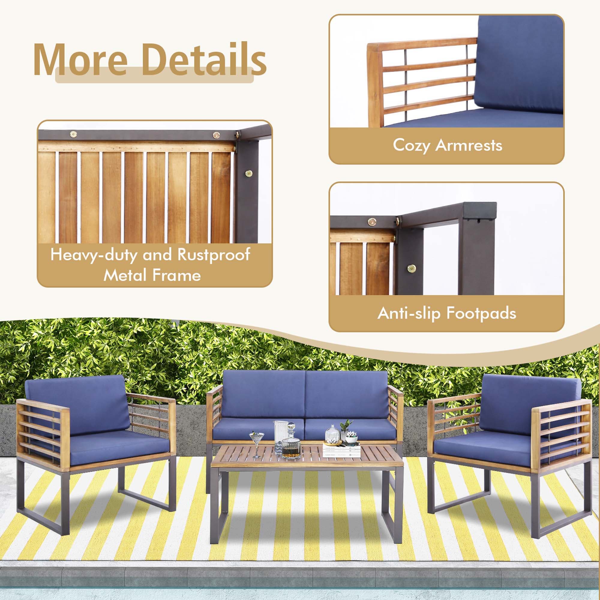 Costway HW71003NY+ Patio-Conversation-Sets - View #3