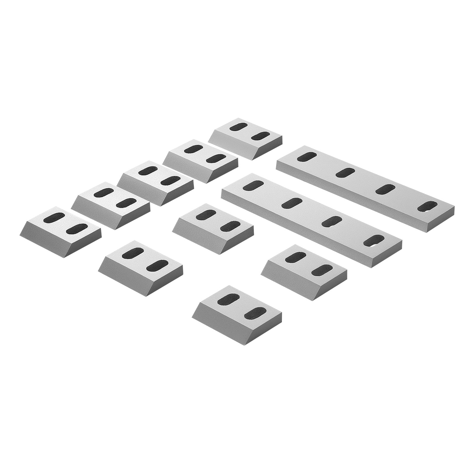 GIVIMO Shredder Blade Kit 11-Piece 9 Rotating and 2 Fixed SKD-11 Alloy Steel 50-55 HRC Compatible with Model 300 Plastic Grinder for ABS PP PVC and Nylon