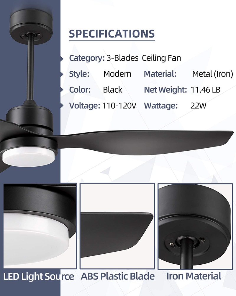 Topcraft TCCF30BK Ceiling-Fans - View #5