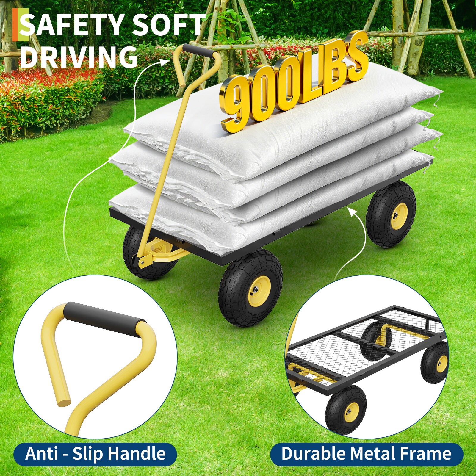GarveeLife FLYPPG33QBADUD Plant-Caddy-Cart - View #3
