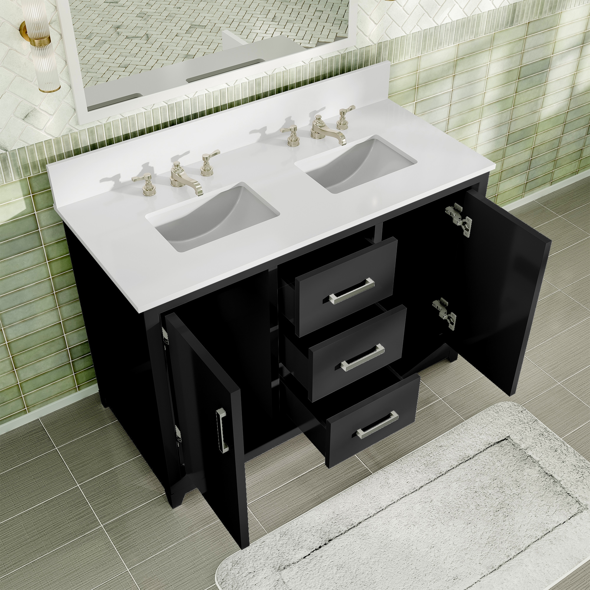 JEAREY LSBDXR-GY Bath-Vanity-Combo - View #2