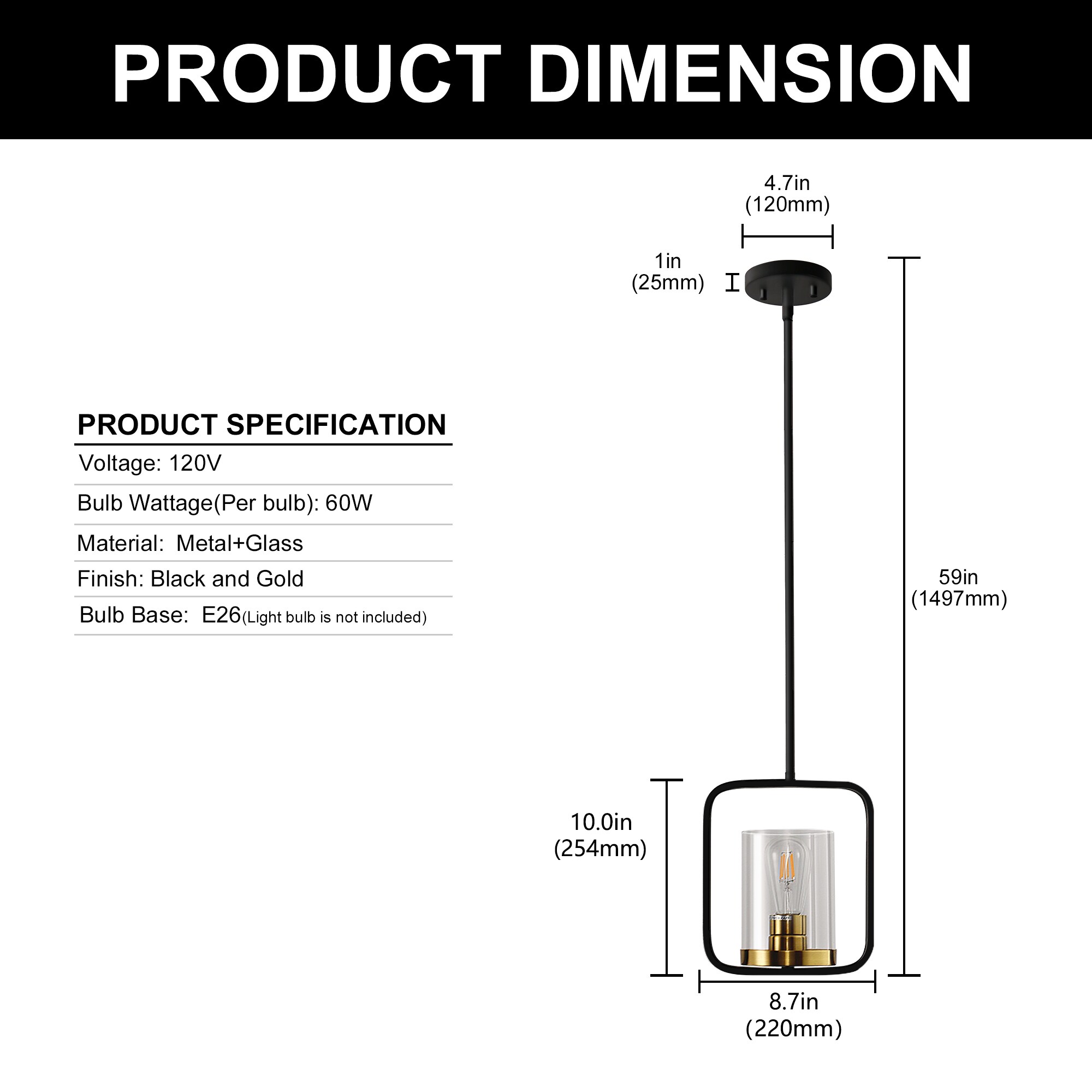 YANSUN LA-CX14701ACH-11 Pendant-Lights - View #5