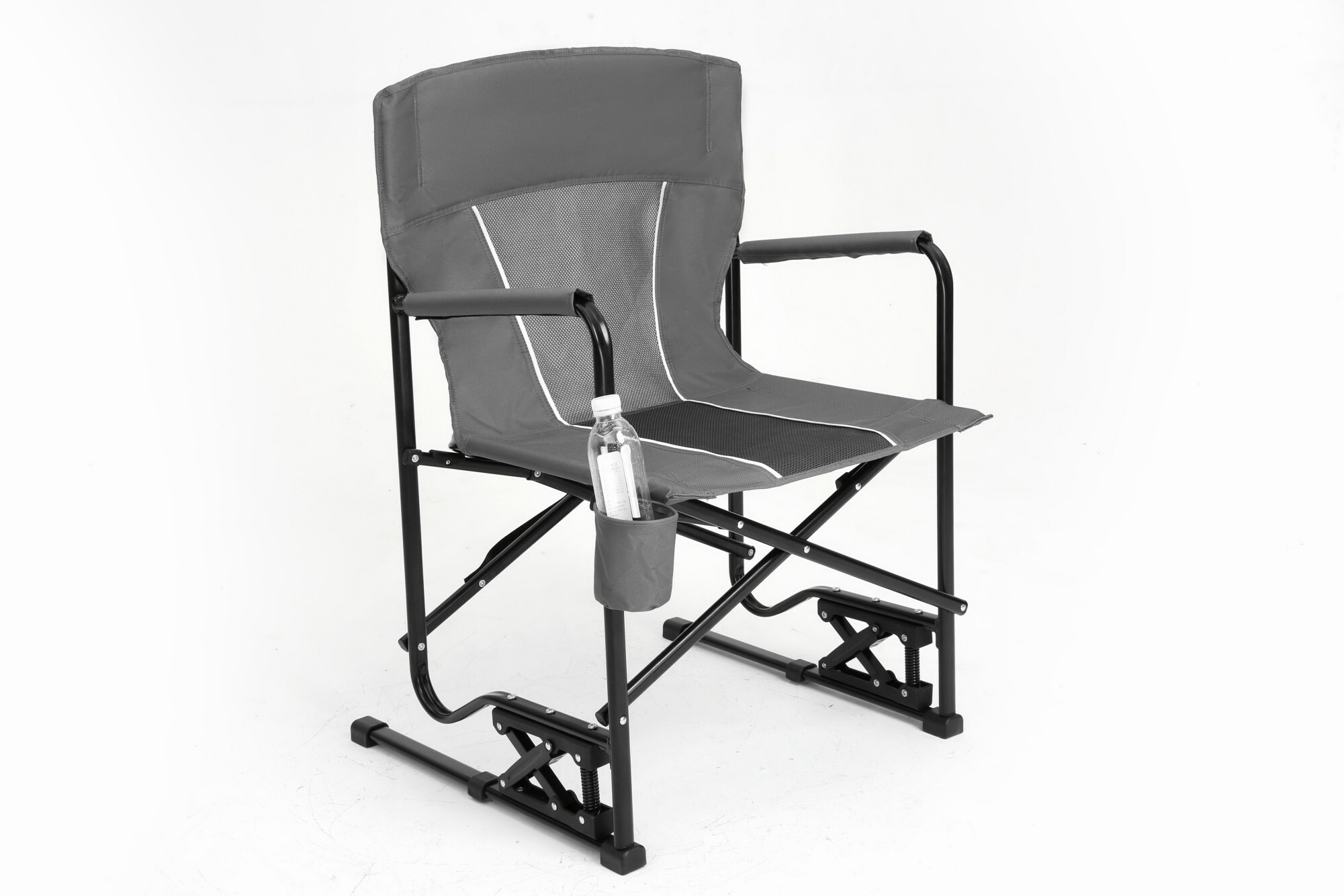 Miki Shinly HOF-4429-18QI Polyester Gray Folding Camping chair