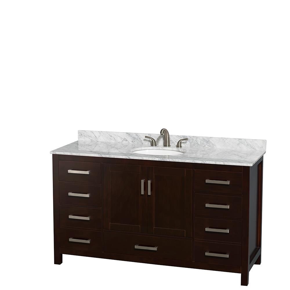 Wyndham Collection WCS141460SESCMUNOMED Bath-Vanity-Combo - View #3
