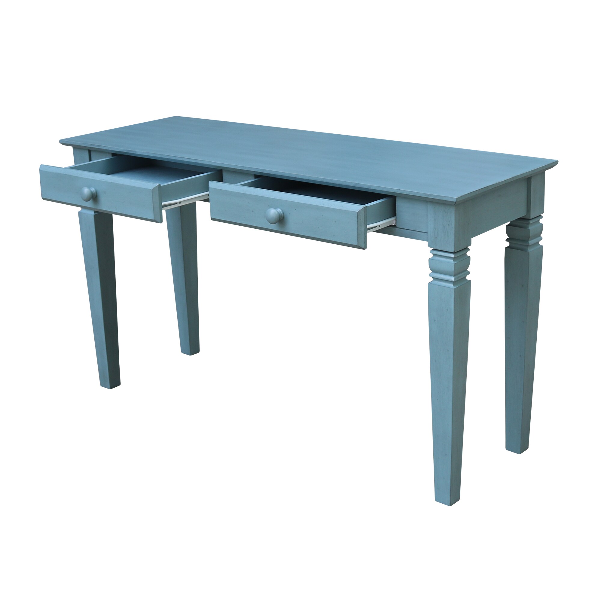 International Concepts Casual Ocean Blue Antique Rubbed Console Table