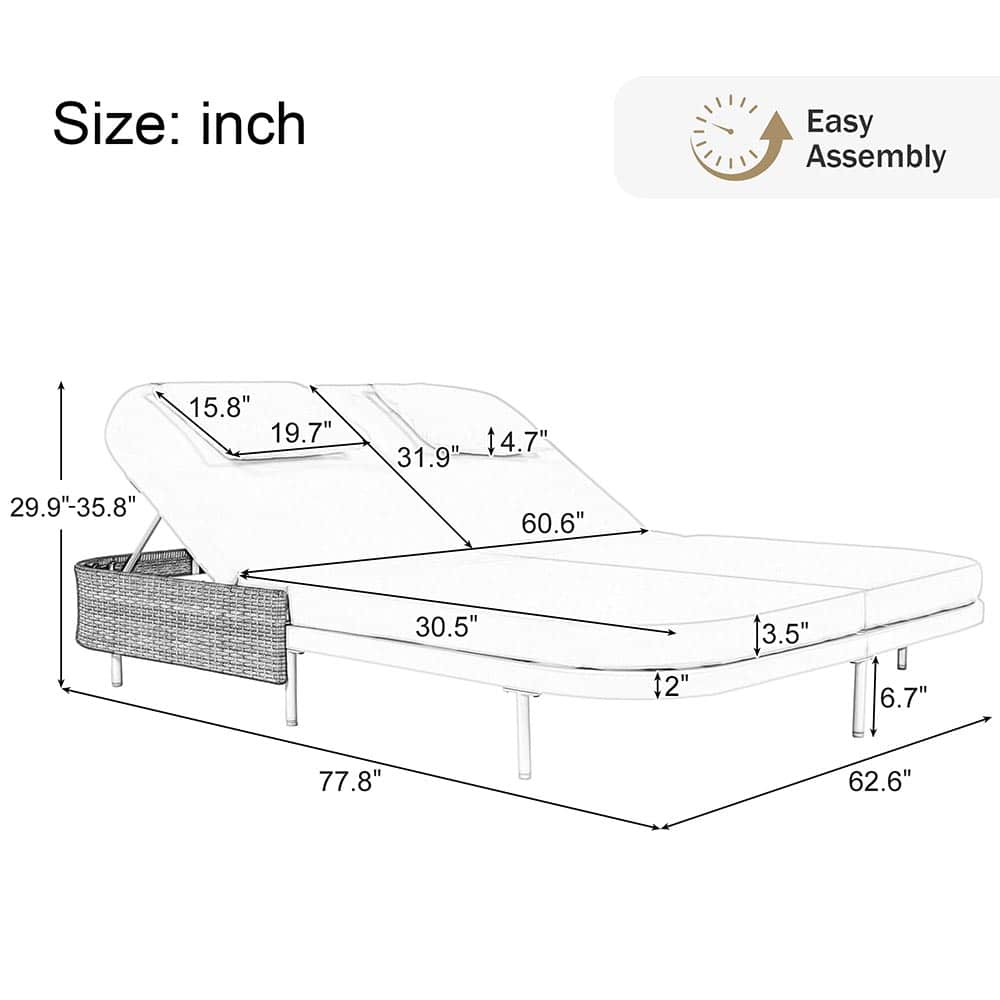 JUJABU ZJPATIOSEAT-7 Patio-Conversation-Sets - View #6