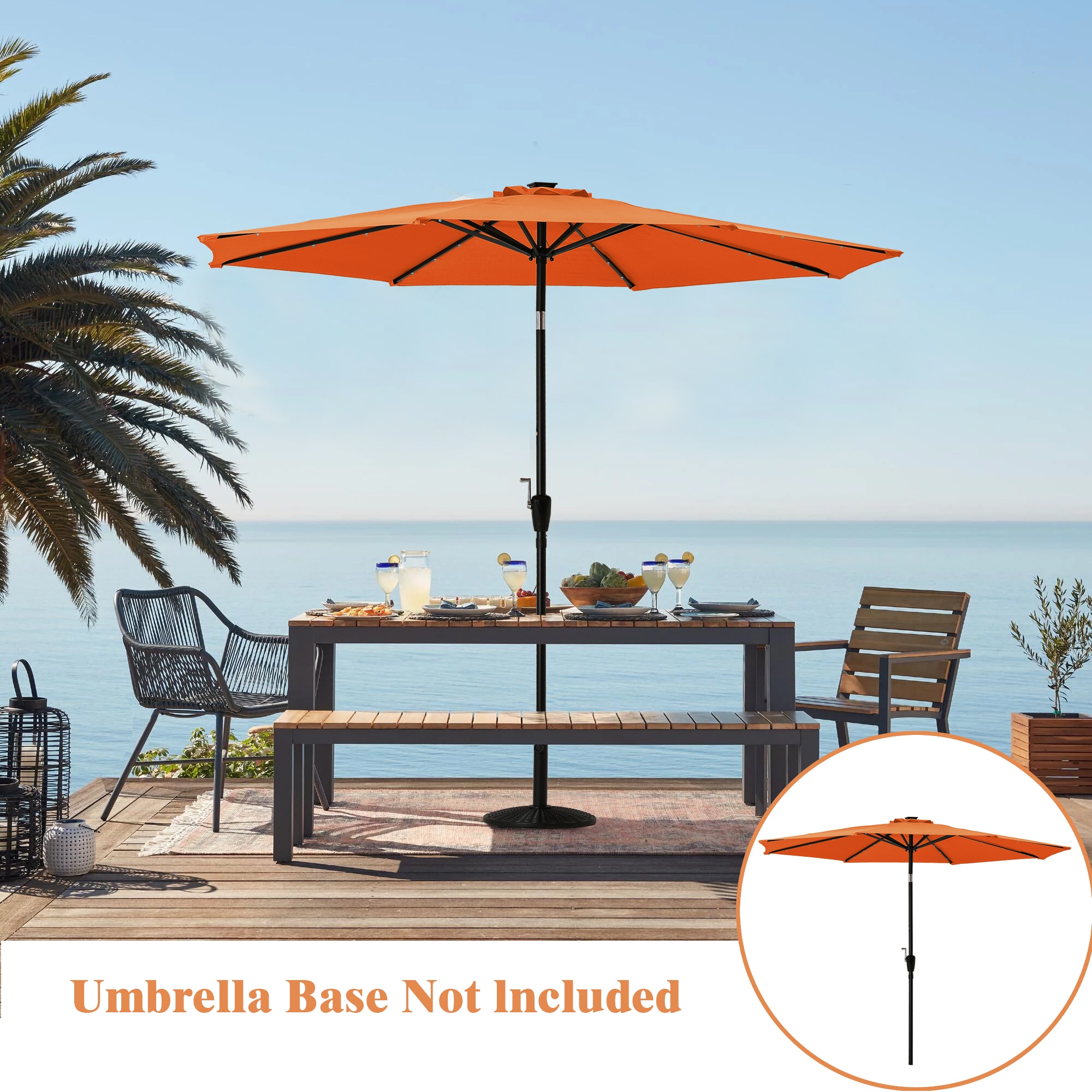 Clihome CLI-21ED37-1-OG Umbrellas-2 - View #3
