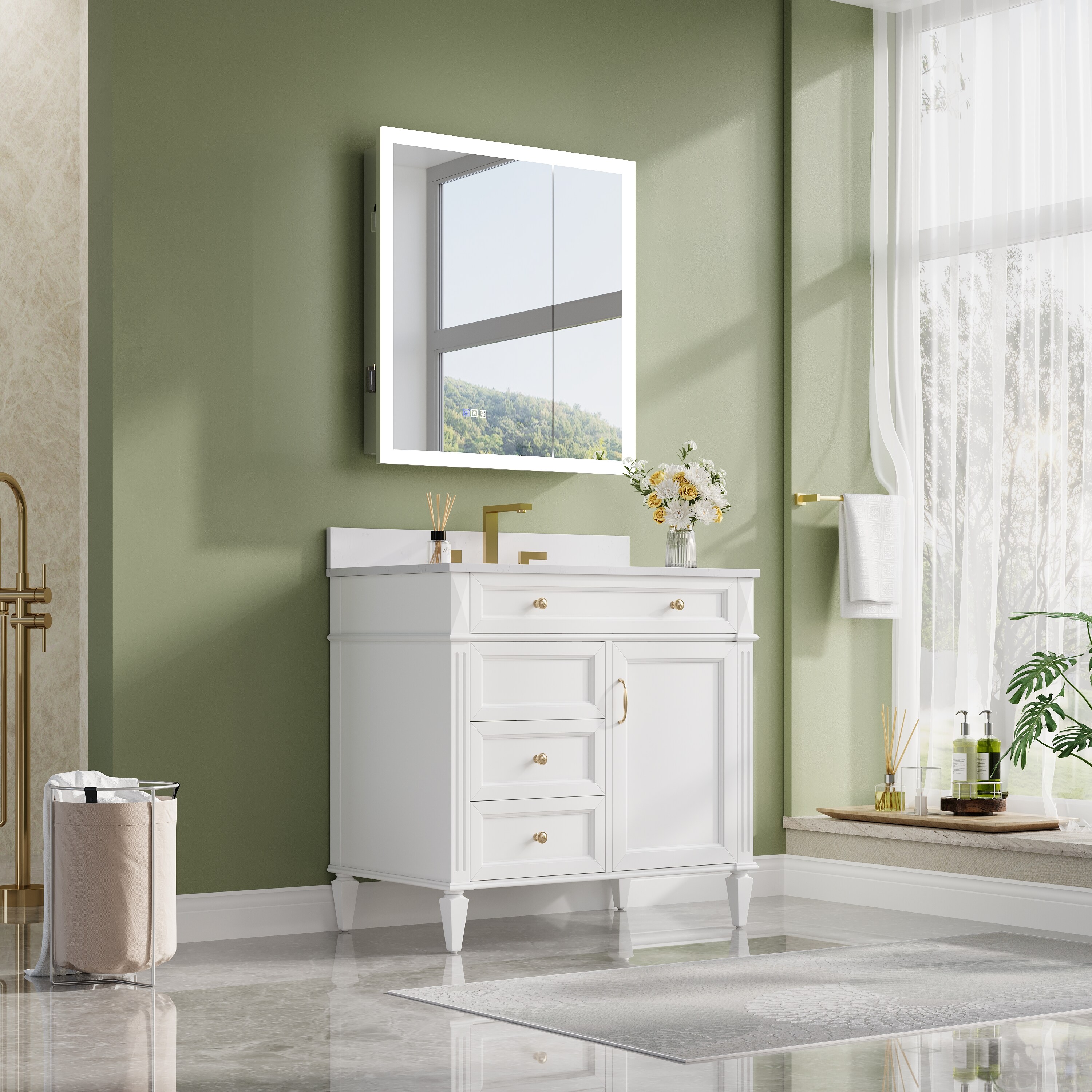 Forclover ALF-E36W30CB Bath-Vanity-Combo - View #2