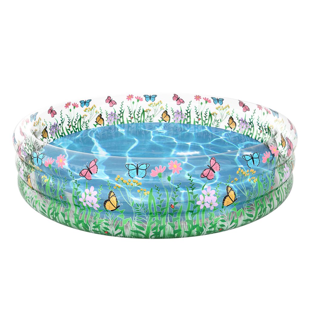 PoolCandy PC6060GAR 60-Inches x 60-Inches 2 -Seat Multicolor Spring float