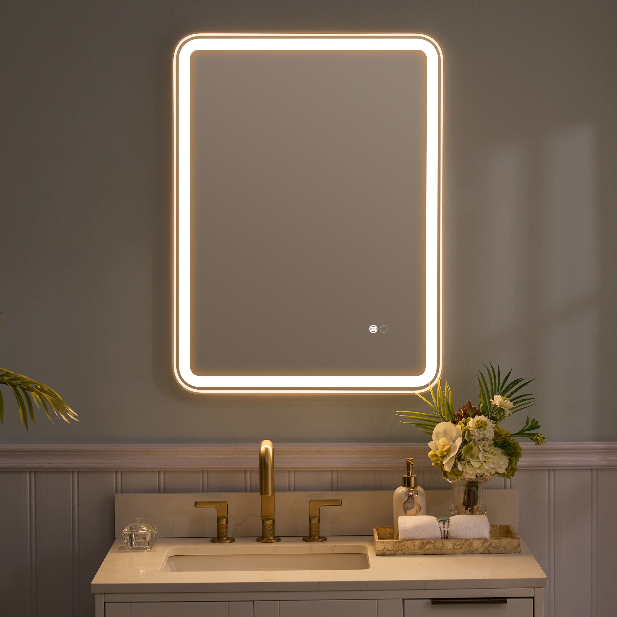 WELLFOR W9FM2432WT Framed-Bath-Mirrors - View #7