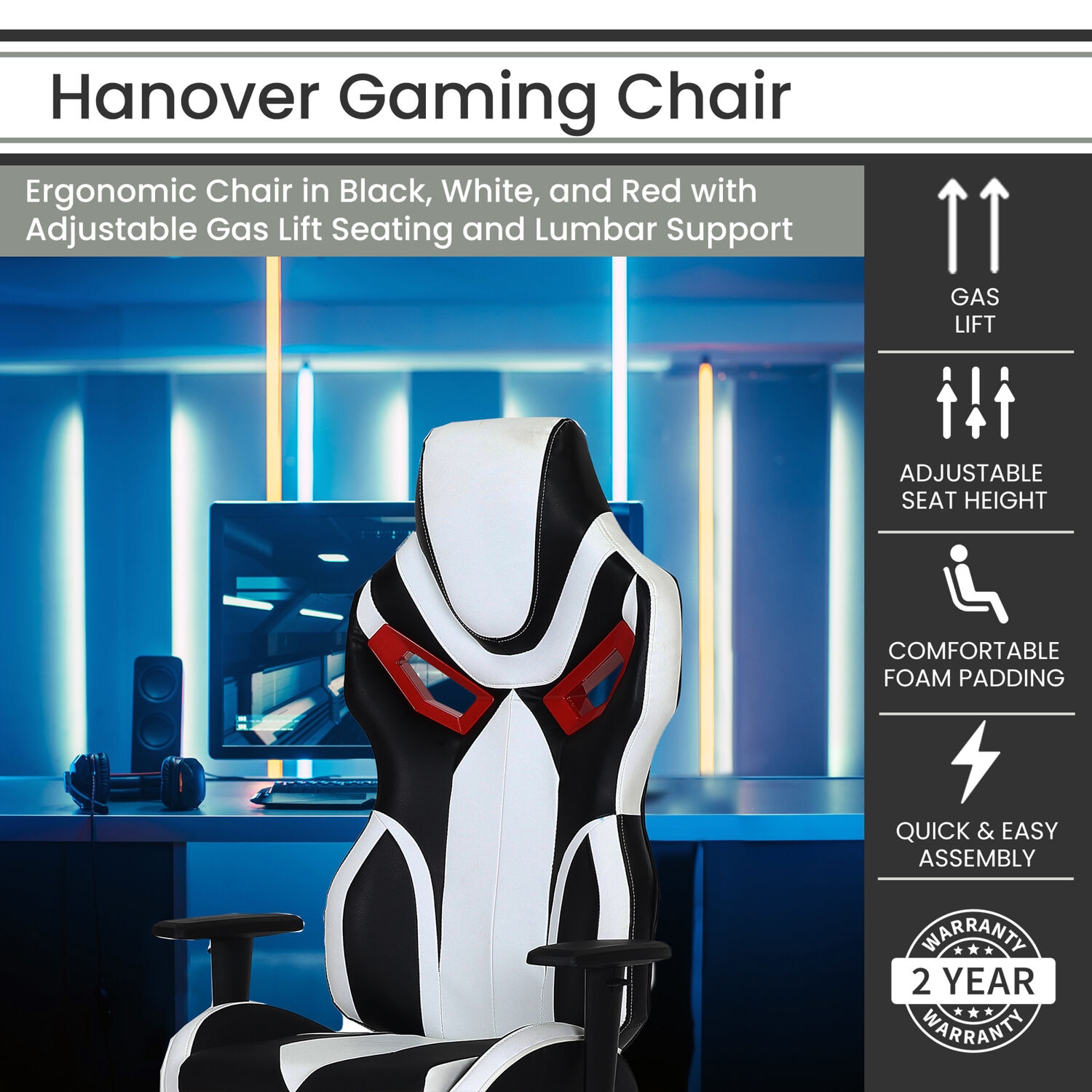 Hanover HGC0111 Office-Chairs - View #2