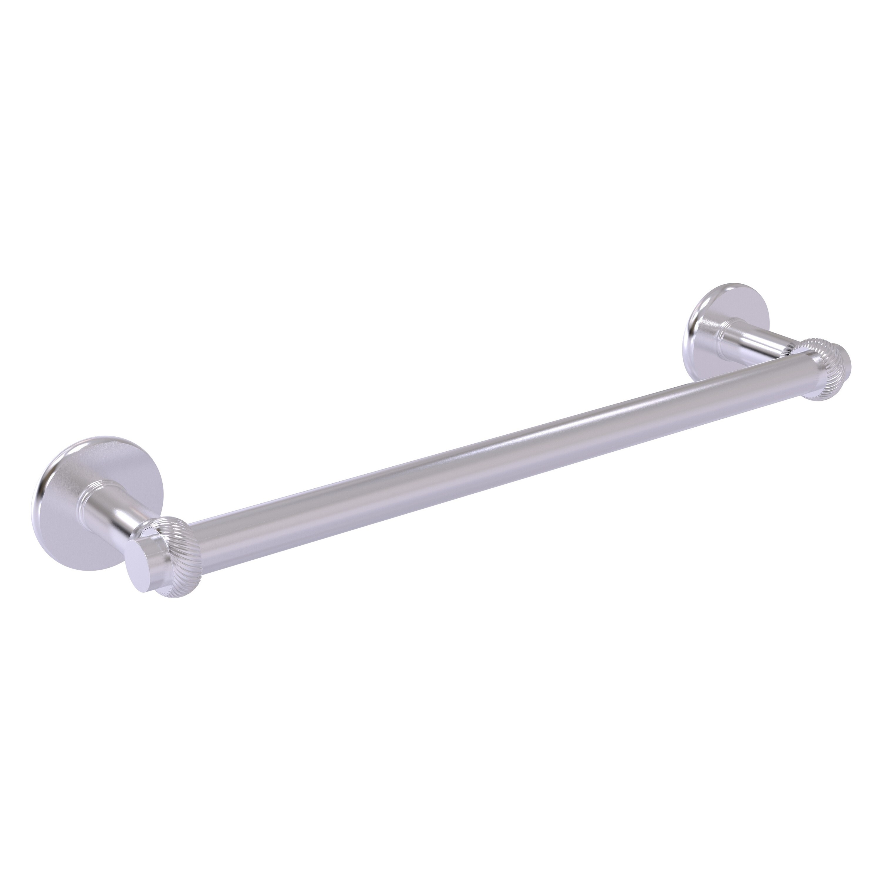 Allied Brass 2051T/36-SCH Continental 36-in Satin Chrome Wall mount Single Towel Bar