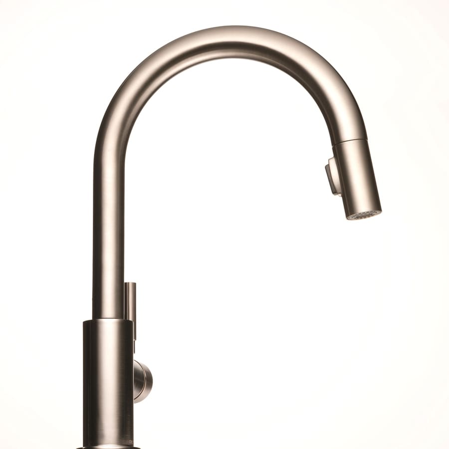 Delta Trask Stainless Steel Single Handle Pull down Kitchen Faucet