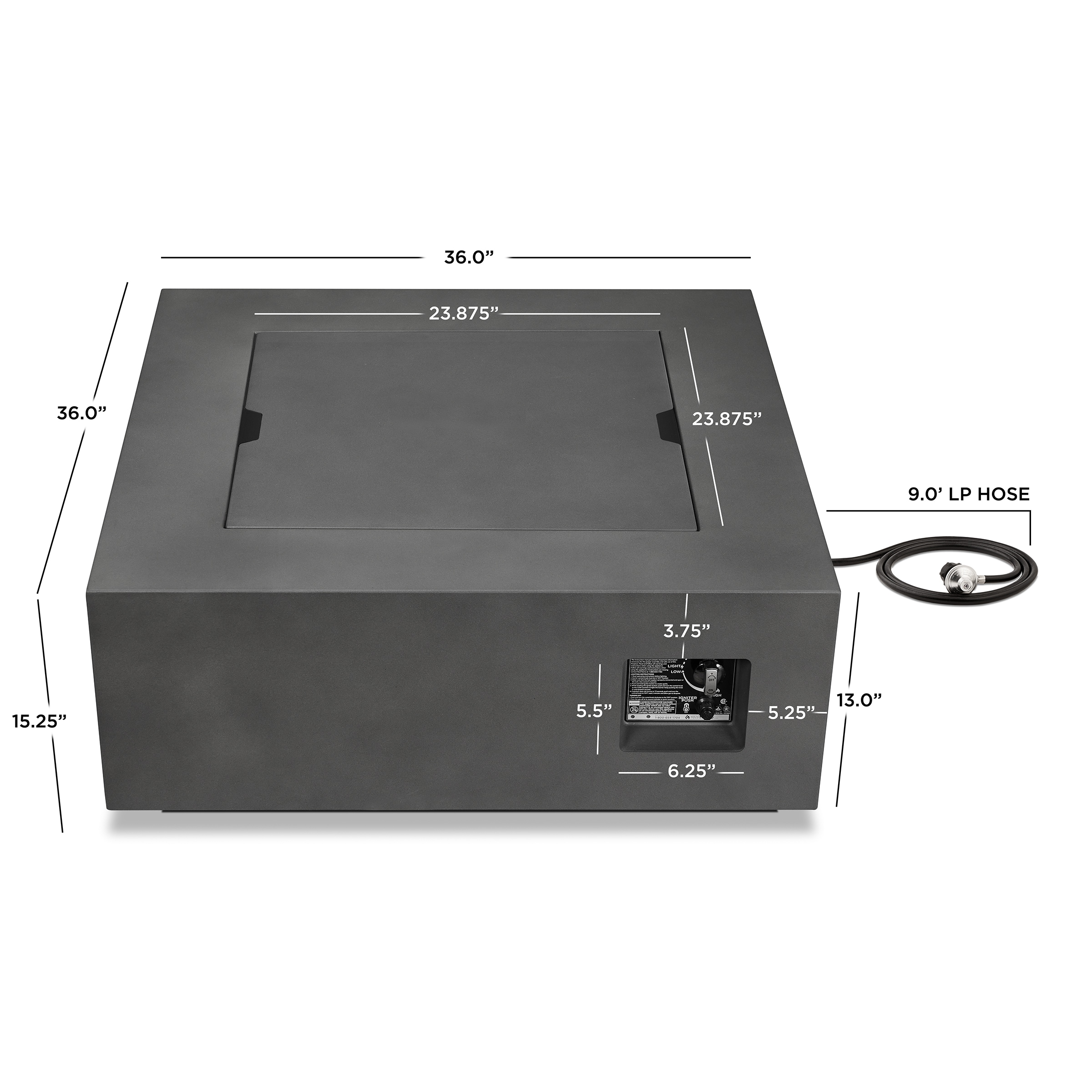 Real Flame C9812LP-WSLT Outdoor-Gas-Firepits - View #13