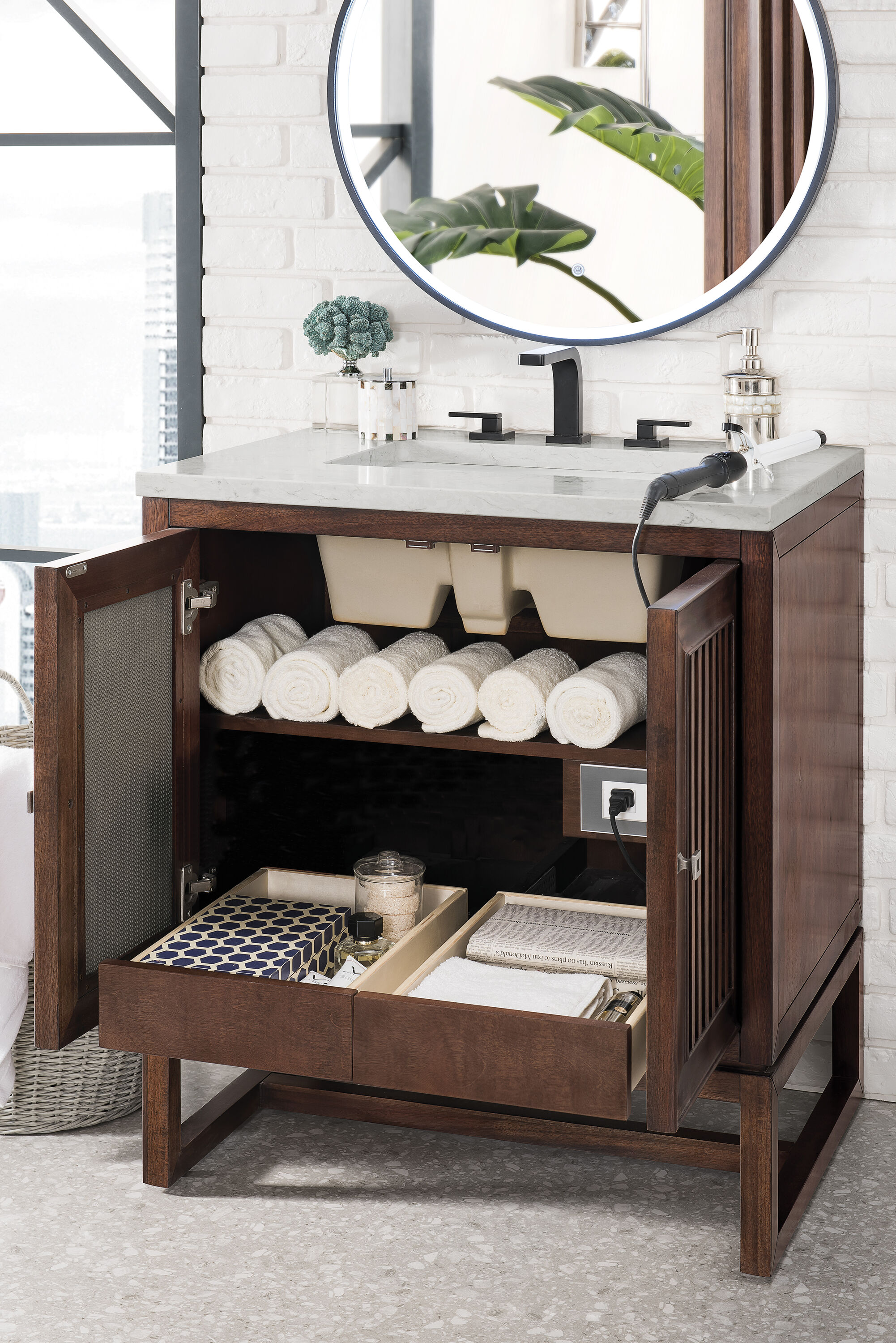 James Martin Vanities E645-V30-MCA-3EJP Bath-Vanity-Combo - View #8