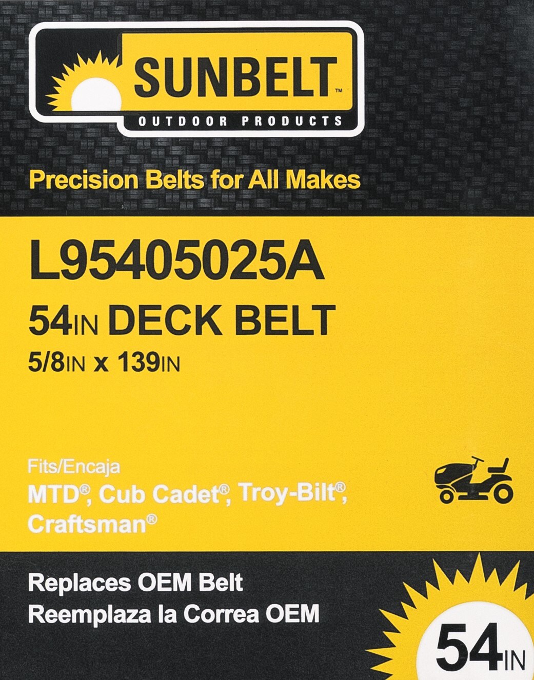 Sunbelt L95405025A Riding-Mower-Belts - View #5