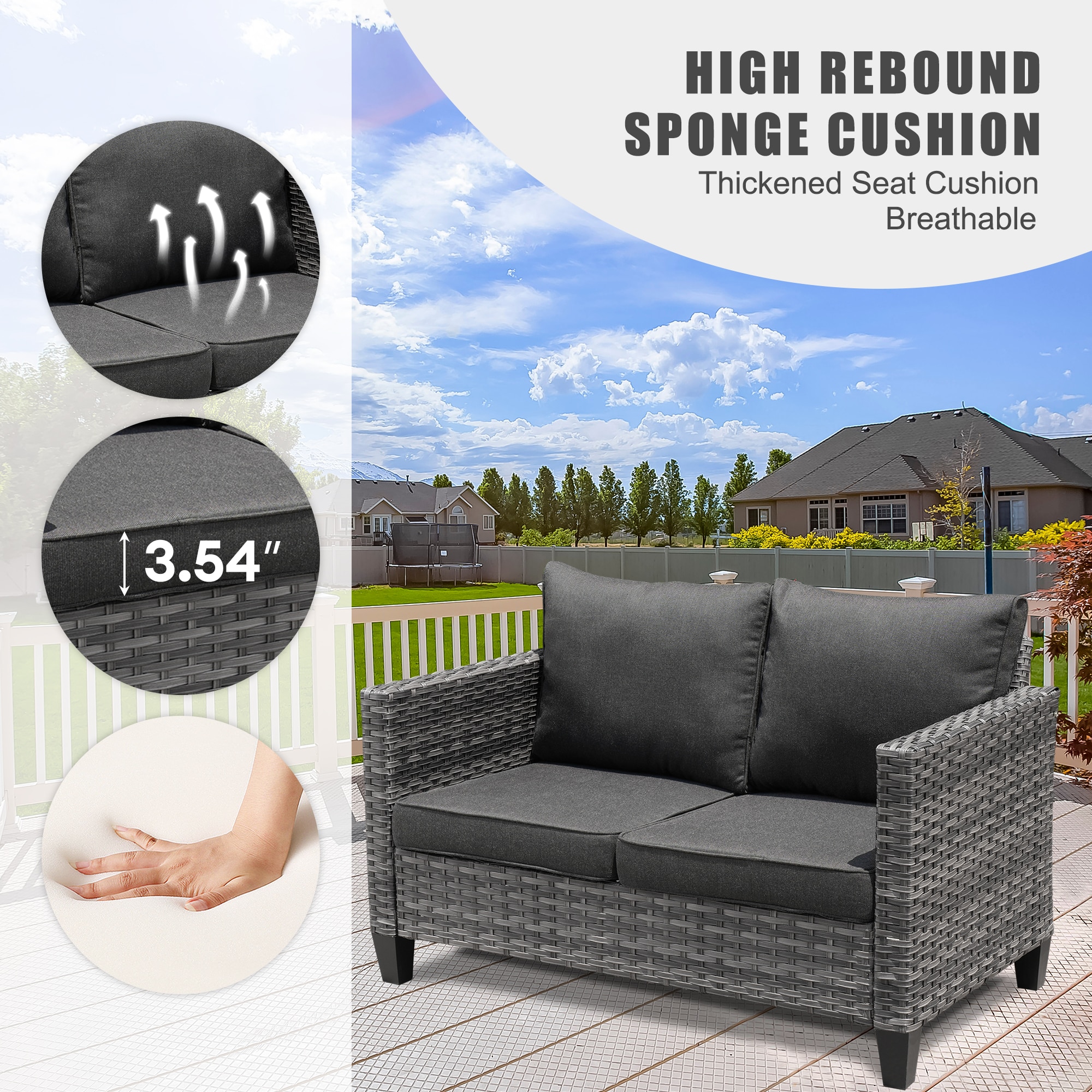 Ovios LRS1024 Patio-Conversation-Sets - View #5