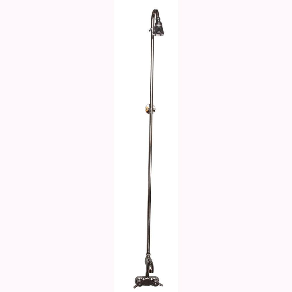 Barclay 4199-PN Polished nickel 2-handle Single function 2.25-Inches Round Bathtub and shower Faucet with Valve