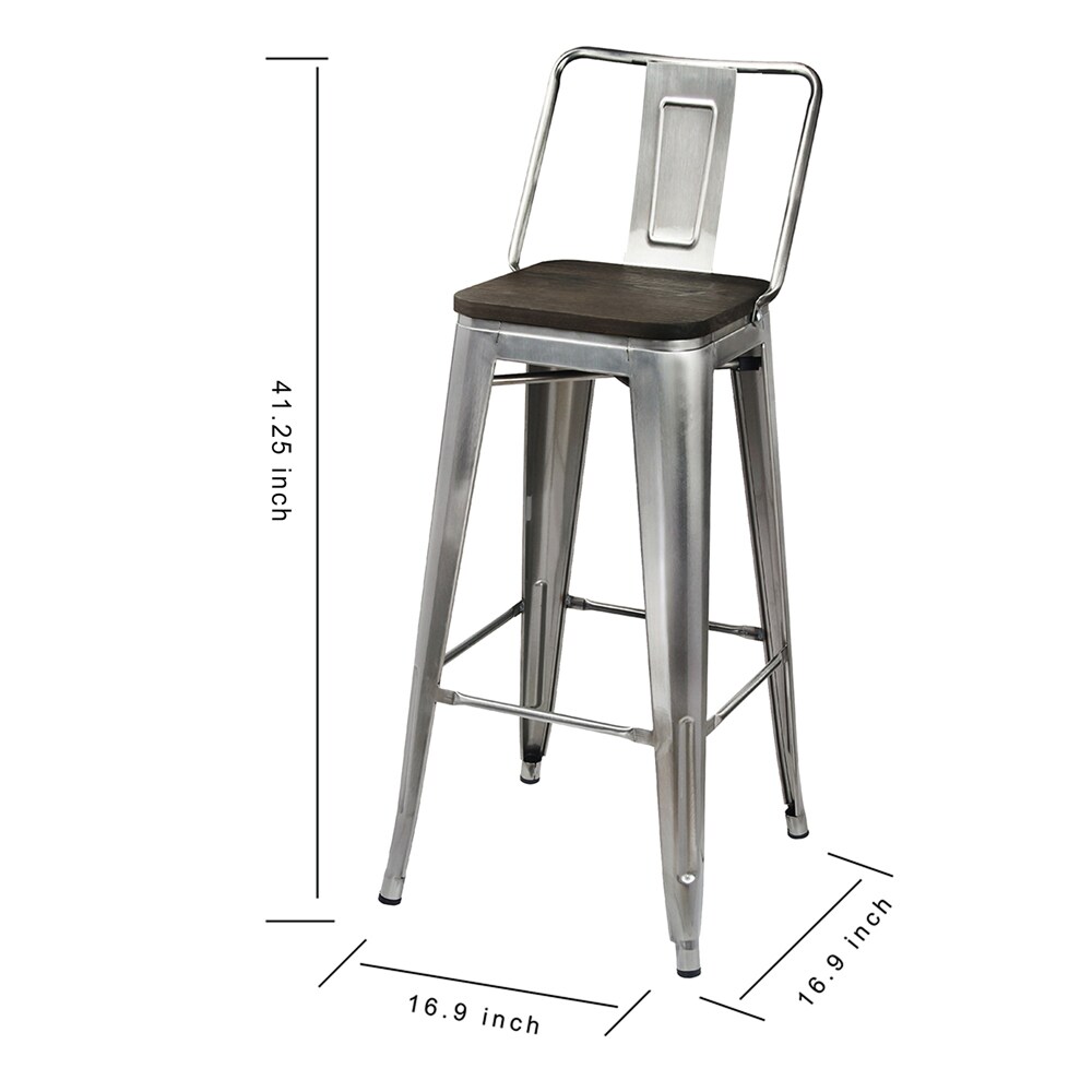 galvanized bar stools 30 inch