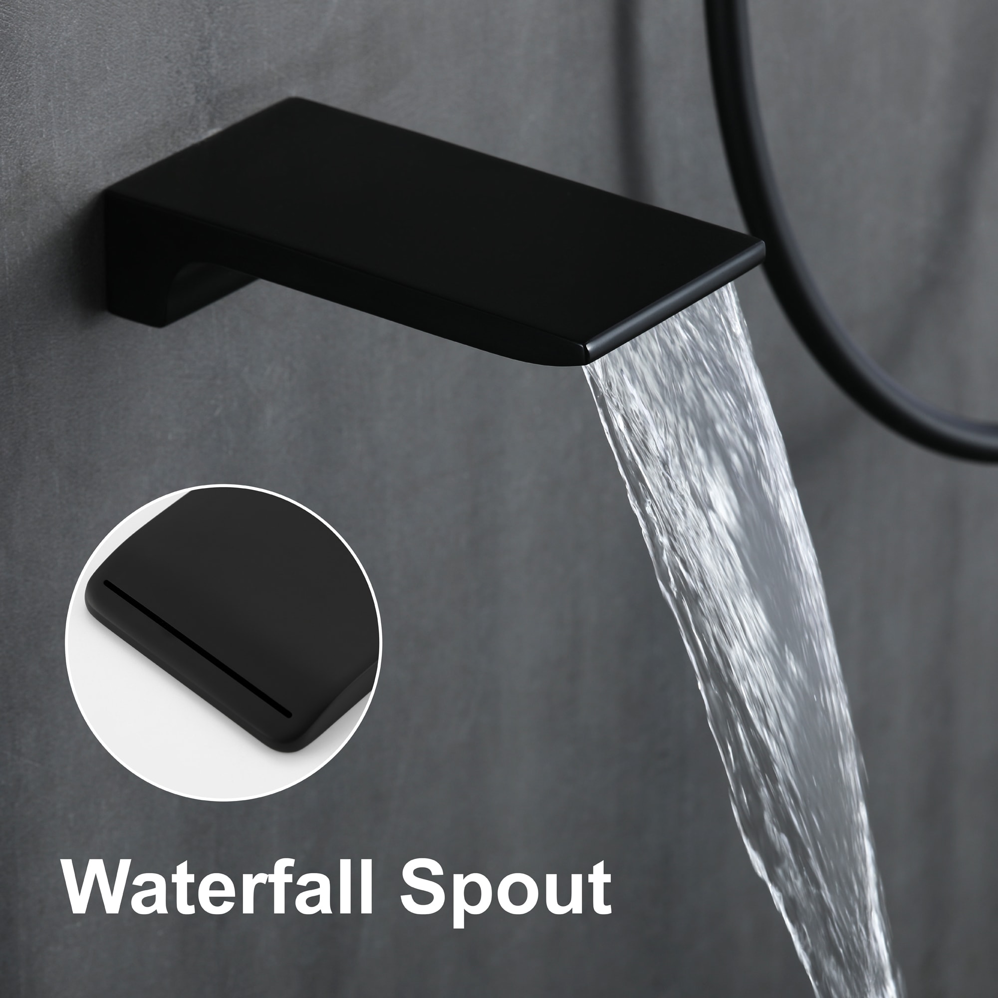 WELLFOR SPA-88016B-12 Showerhead-Bar-Panels - View #10