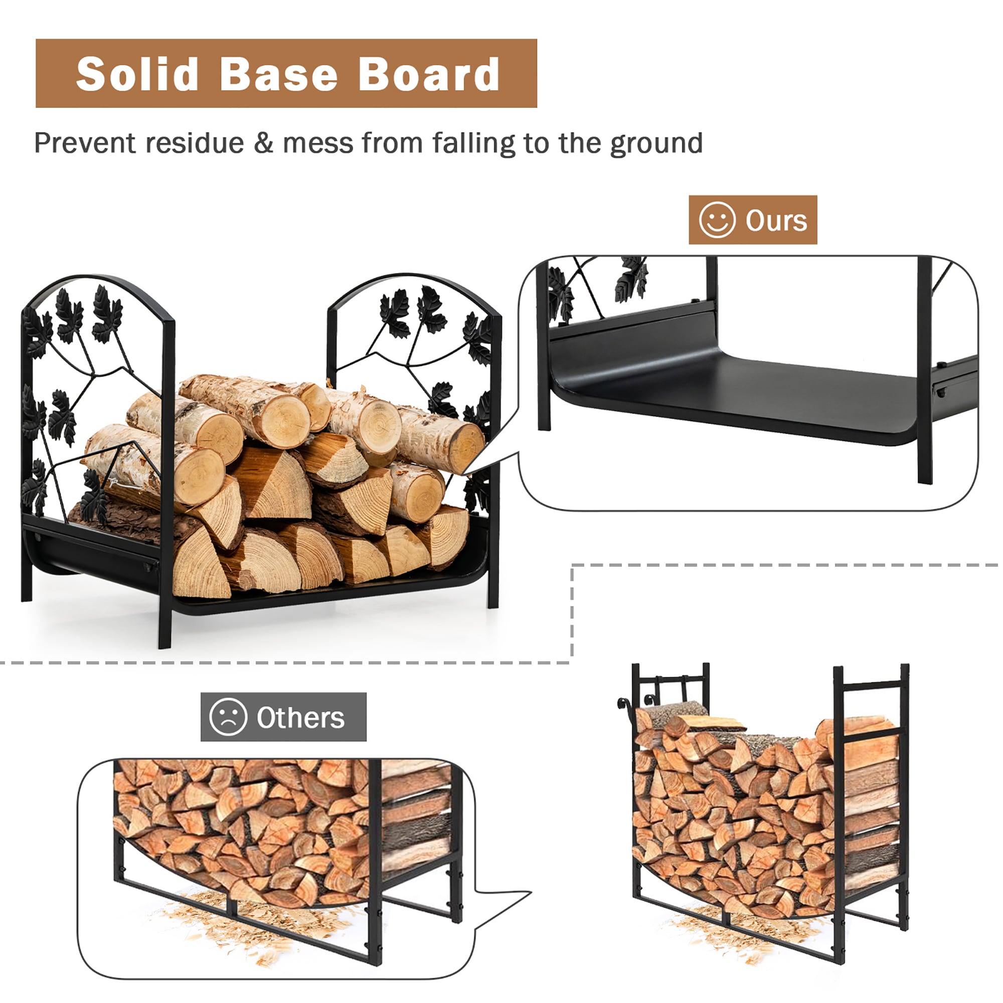 Goplus HV10307 Firewood-Storage - View #6