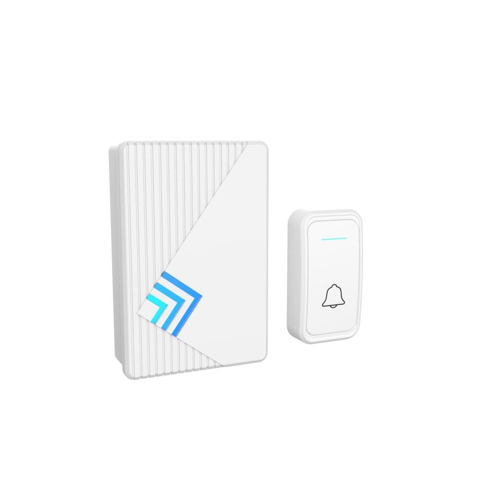 Fleming Supply 765464PHW White Doorbell