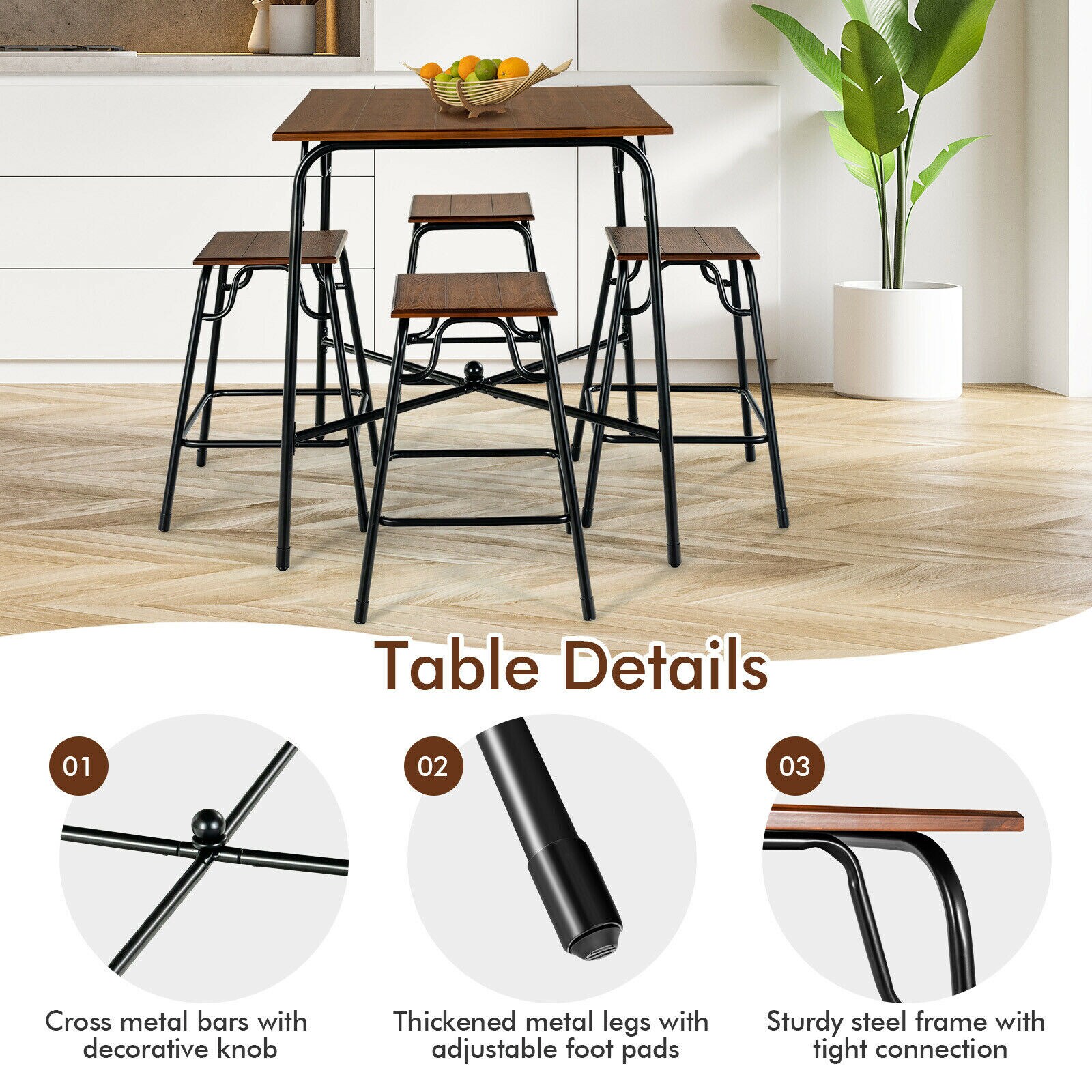 Clihome CWCH-JV10AD352CF Patio-Dining-Sets - View #8