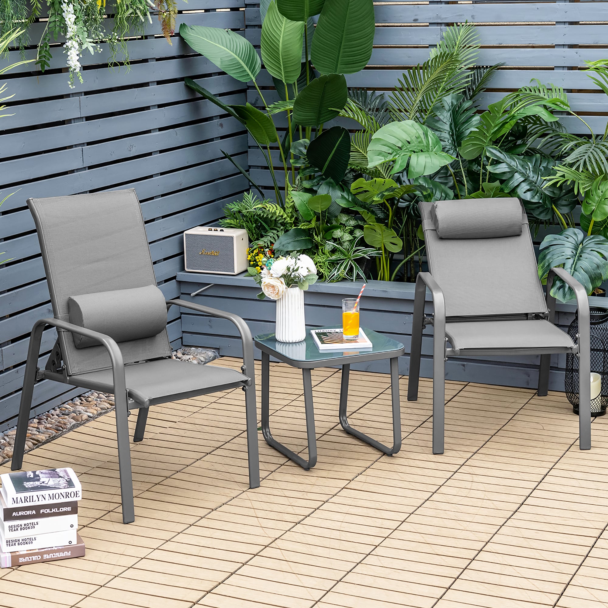 Costway NP10222GR Patio-Conversation-Sets - View #9