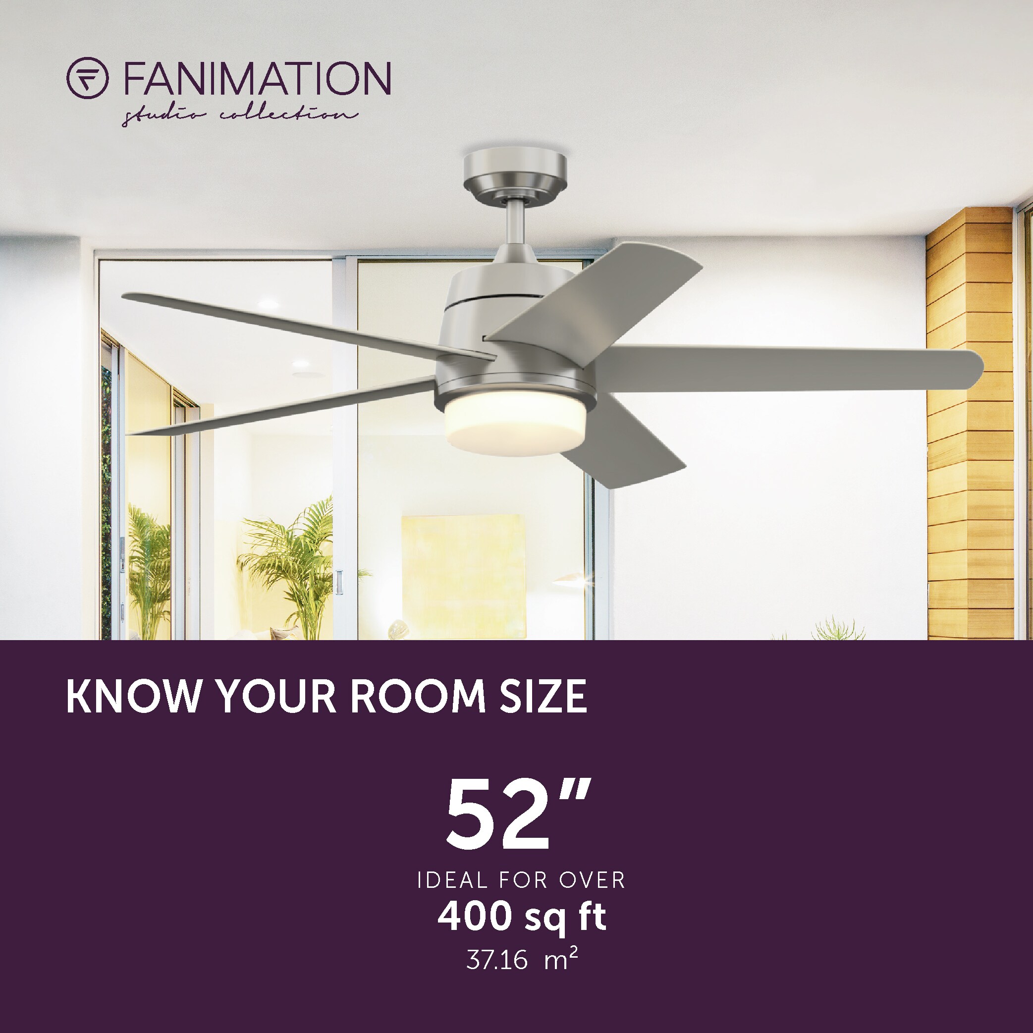 Fanimation Studio Collection LP8064BLBN Ceiling-Fans - View #14