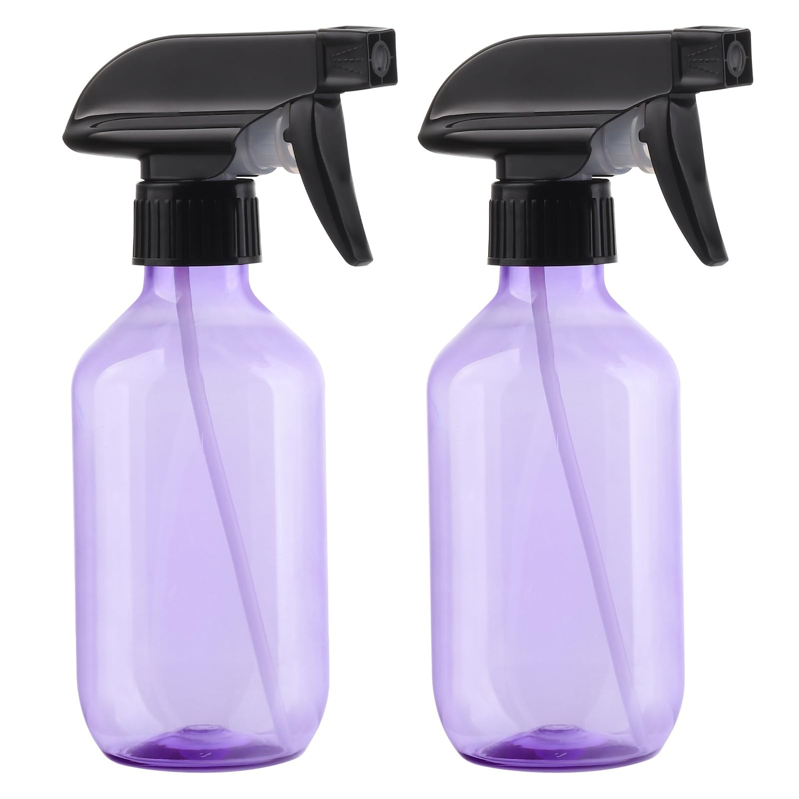 Afoxsos  Empty Spray Bottle 10 oz Adjustable Nozzle Fine Mist Refillable Plastic Bottle for Hair Styling Plant Watering Cleaning Leak Proof Design