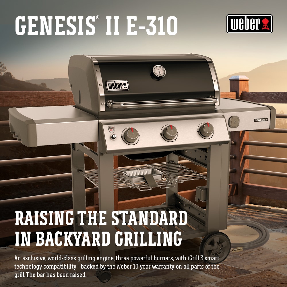Gaz, Weber Genesis II Grill a gaz Genesis® II. E-310. GBS™. Smoke Grey 68 x  48 cm