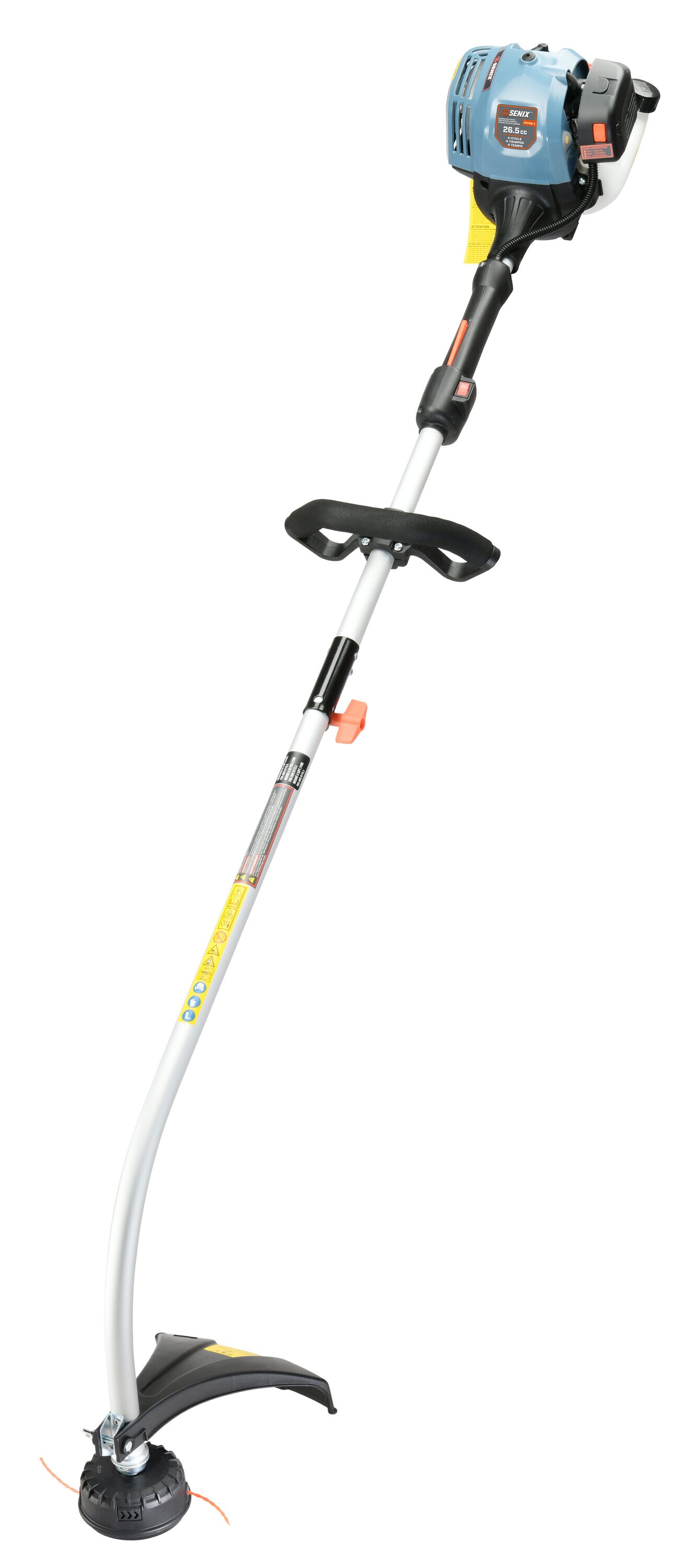 SENIX 4QL 26.5-cc 4-cycle 17-in Curved Shaft Attachment Capable Gas String Trimmer