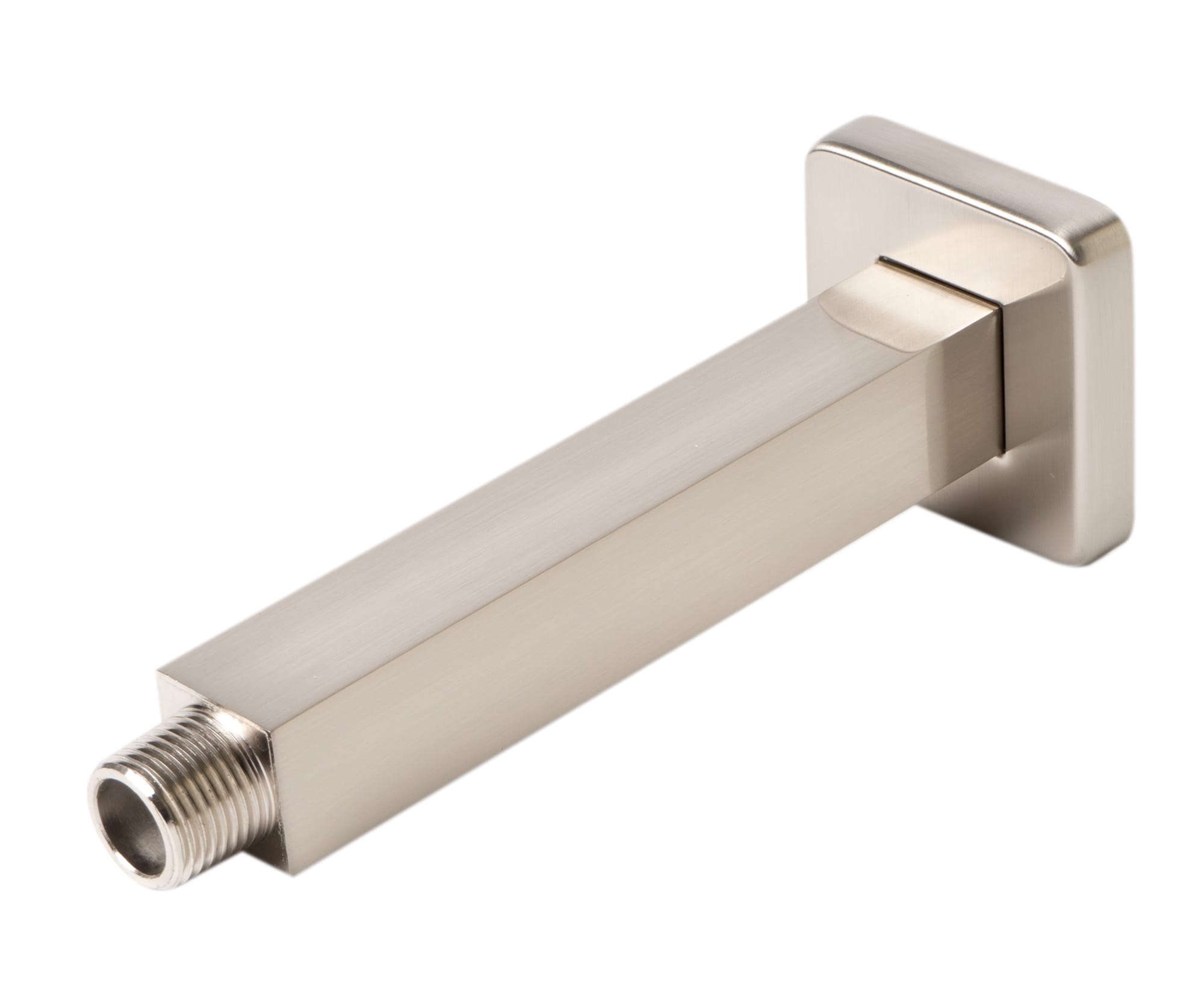 Brushed Nickel 6" Square Ceiling Shower Arm