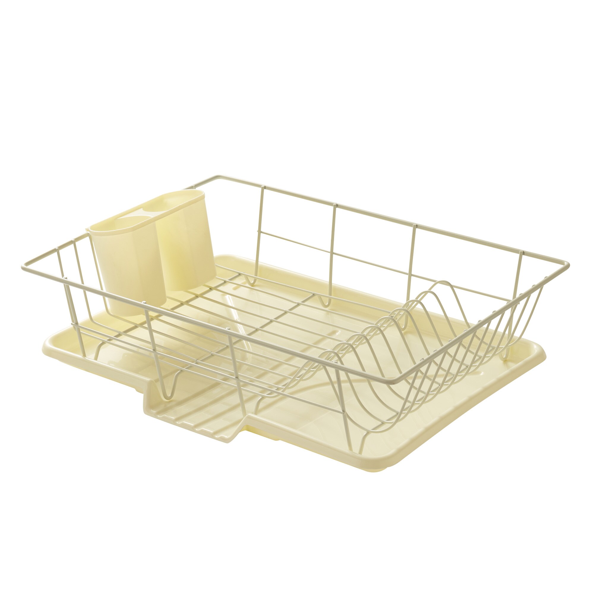 Sweet Home Collection LOW-3PC-DD-YEL Dish-Racks-Trays - View #3