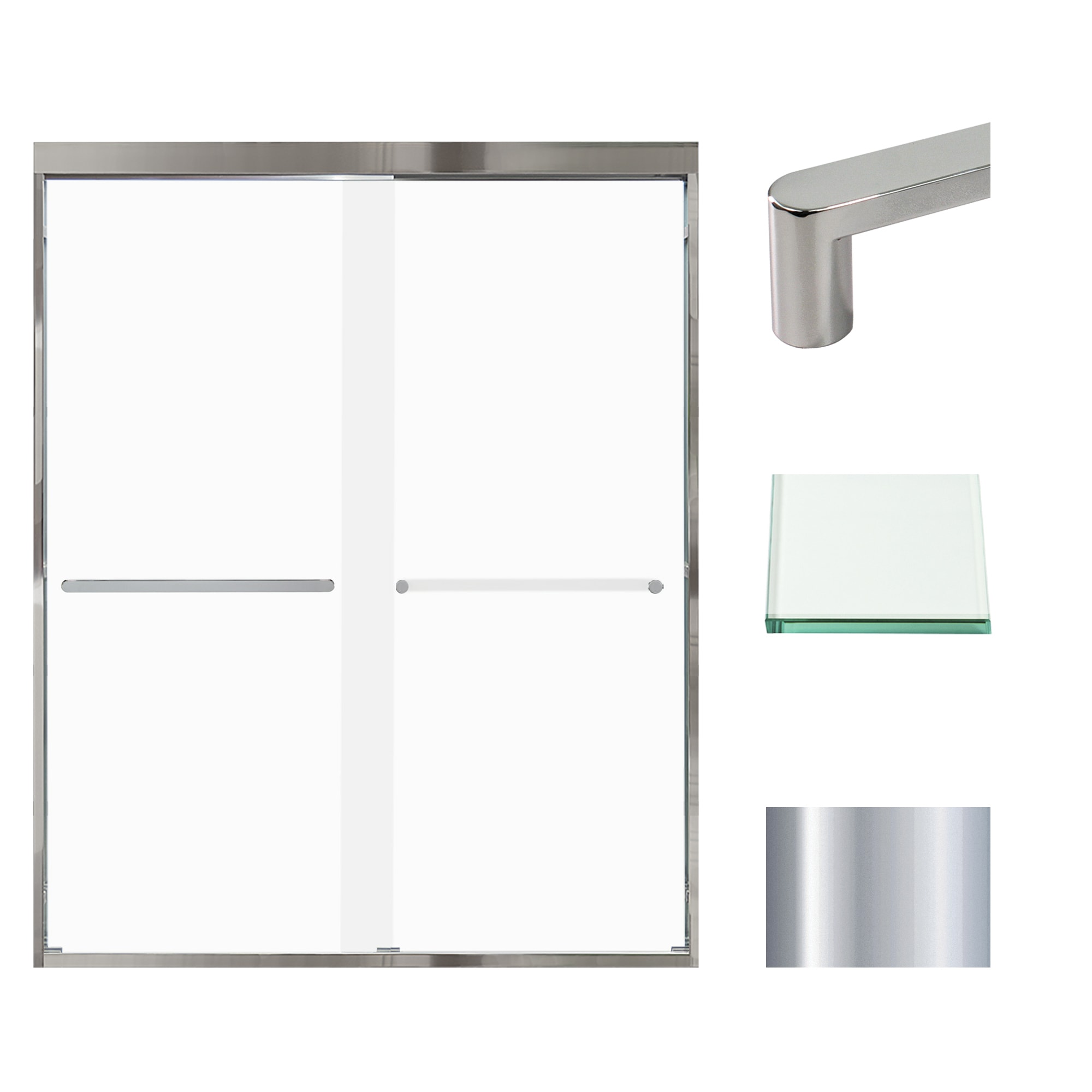 Transolid FBPT607608F-R-PC Shower-Doors - View #2