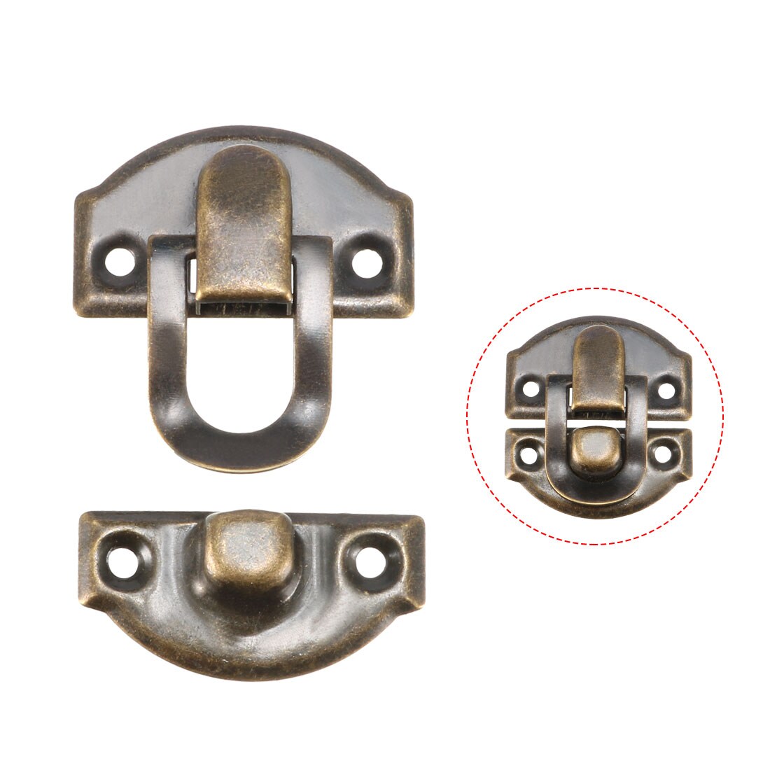 Unique Bargains S25093001UX7277 Cabinet-Latches - View #3