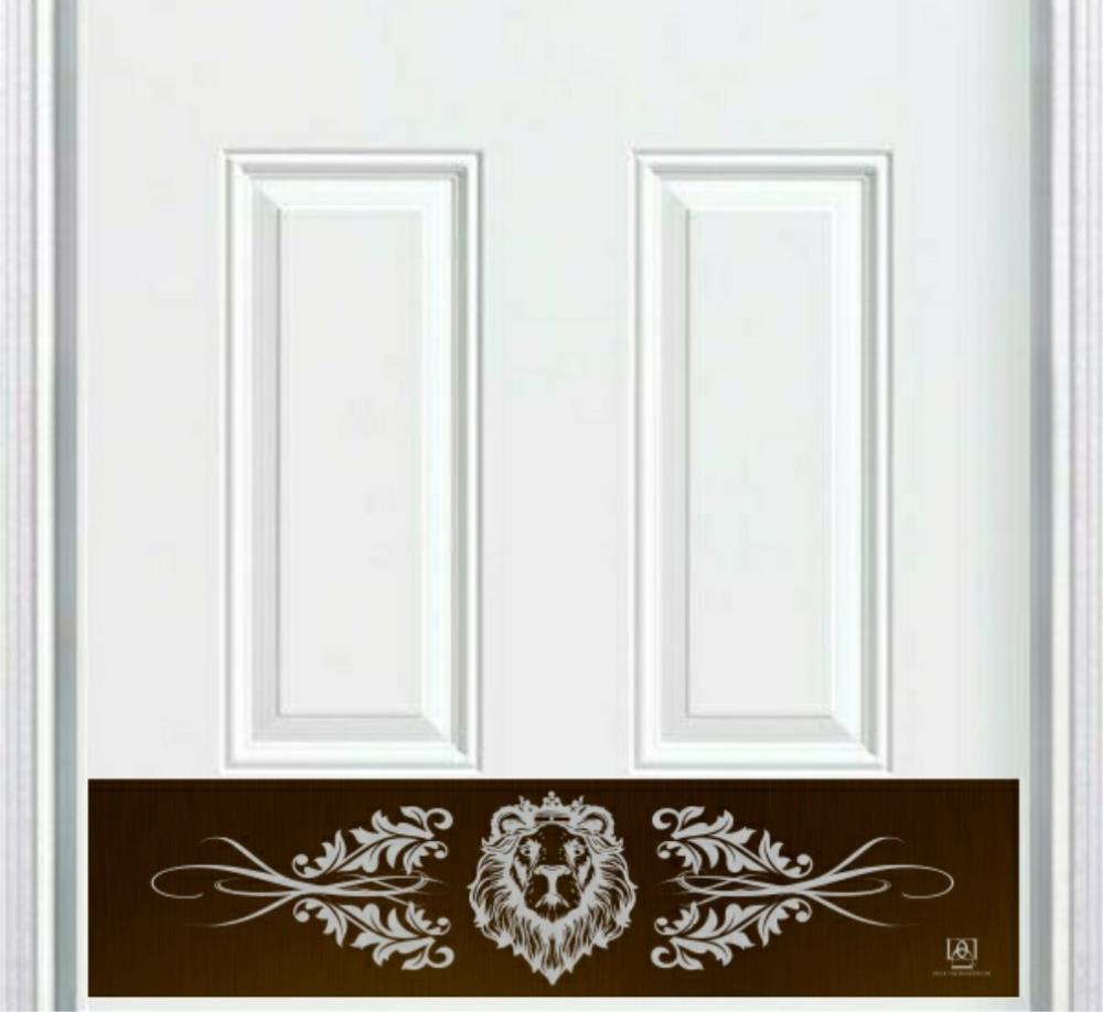 Deck the Door Decor ORBLDMA834 34-in W x 8-in H Kick Plate