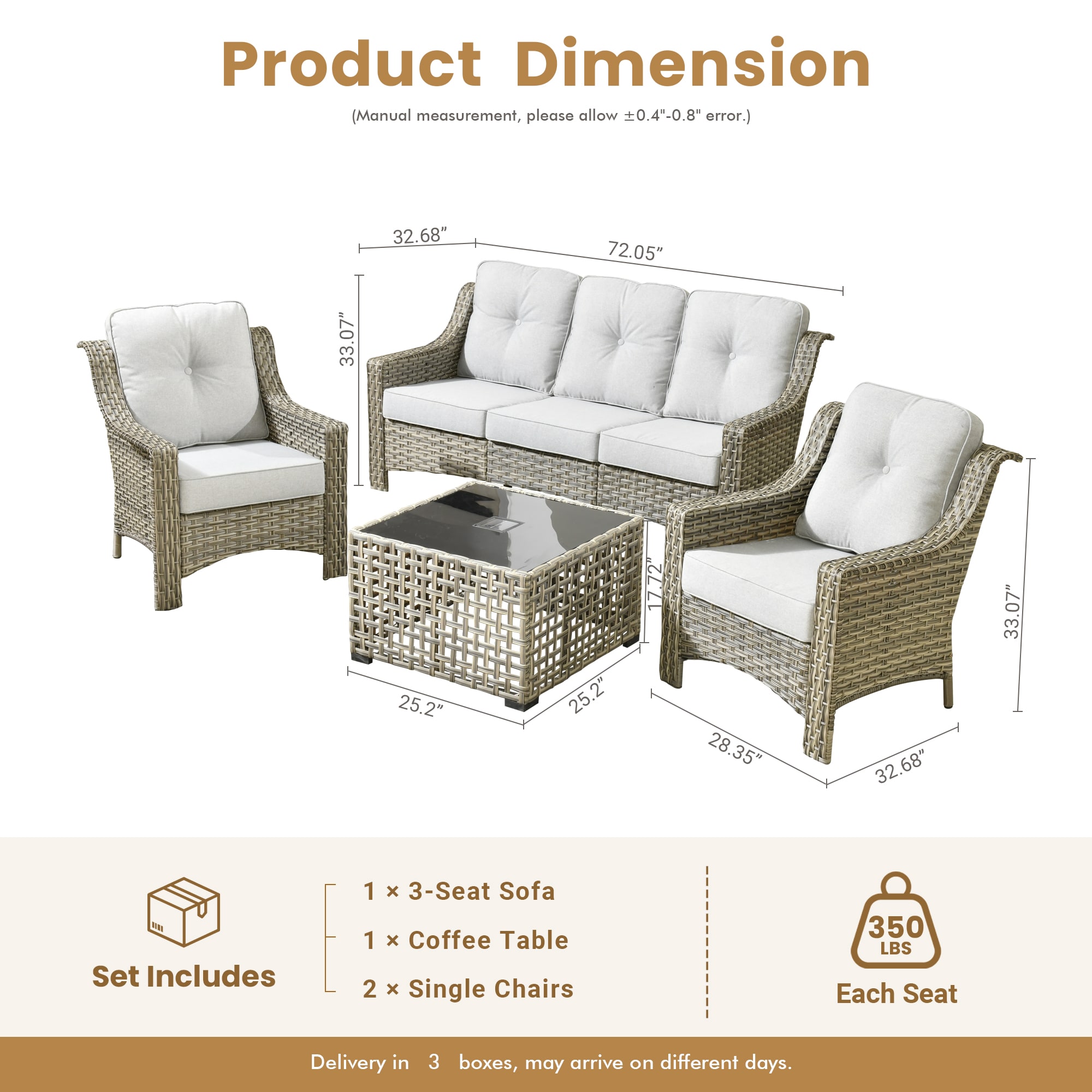 Caodoc L5-PAD404-T Patio-Sofas-Daybeds - View #5