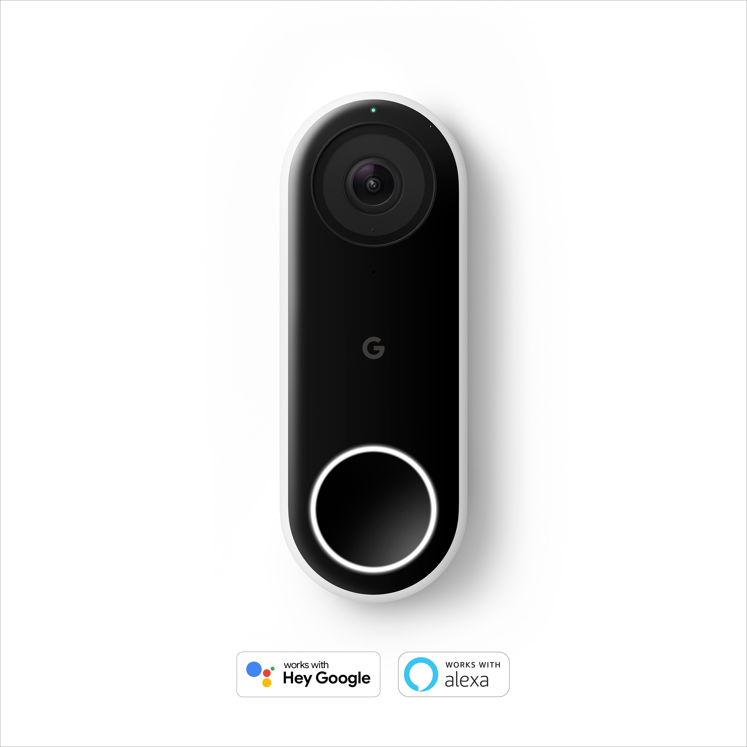Google Nest Doorbell (Wired) Smart Security Camera in the Video ...