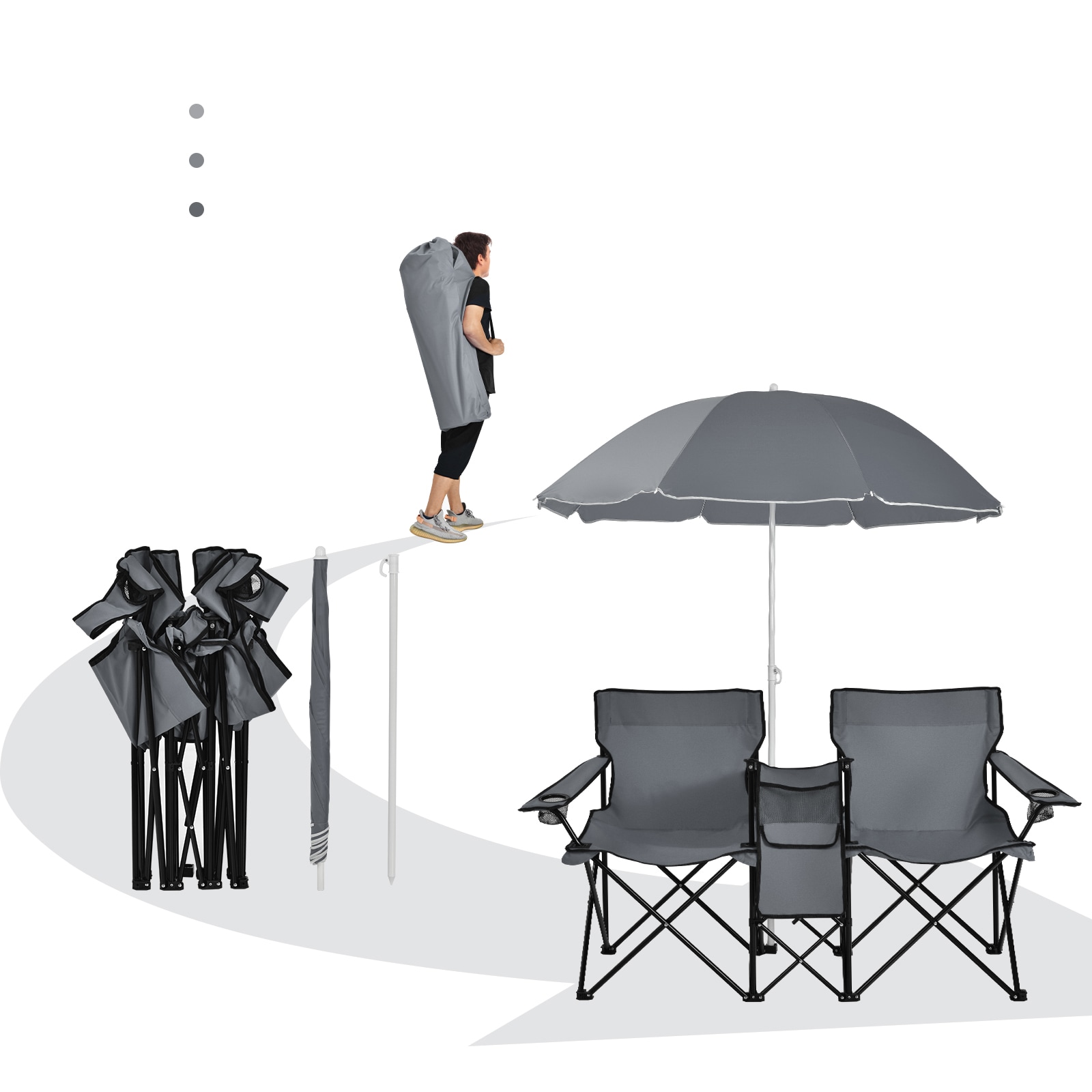 Costway OP70621GR Patio-Chairs - View #2