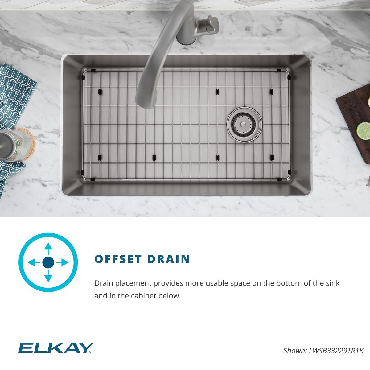 Elkay Greenwood Dual-mount 33-in x 22-in Satin Stainless Steel 