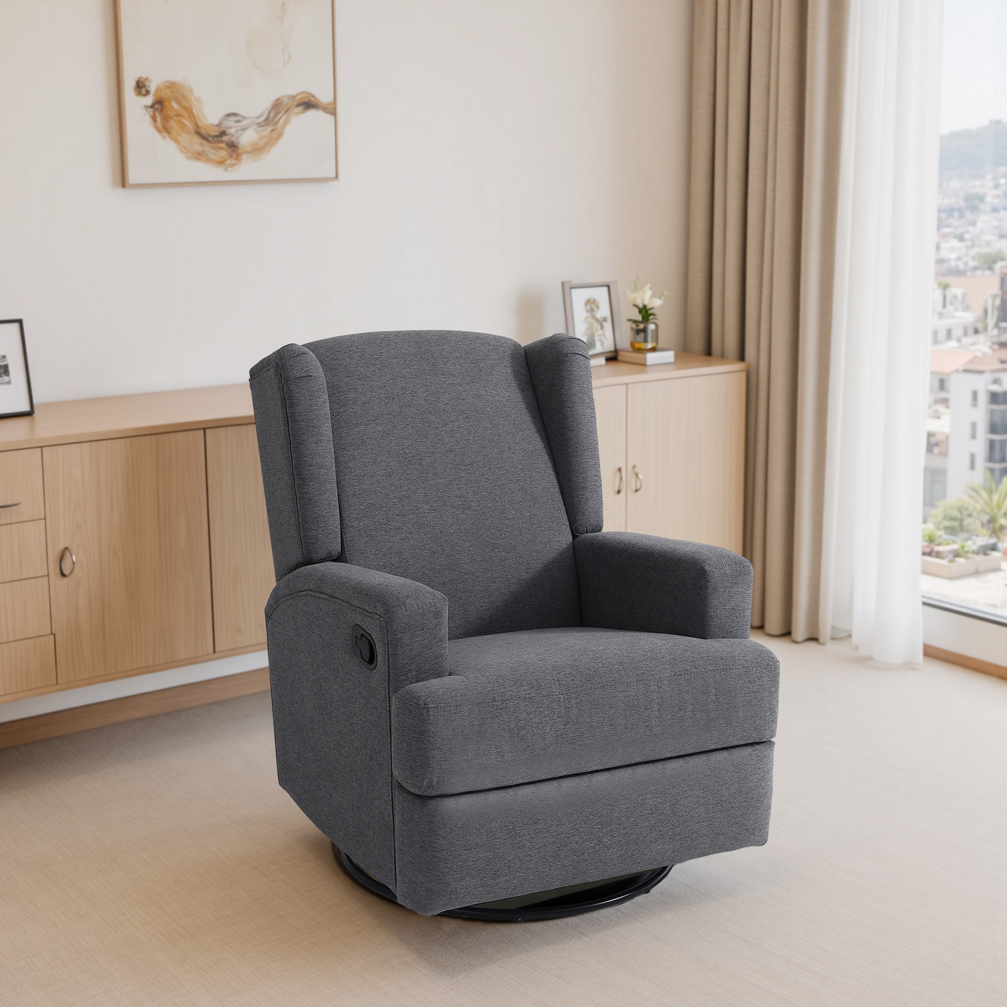 Dreamsidea LS-CH59-GRA recliners - View #2