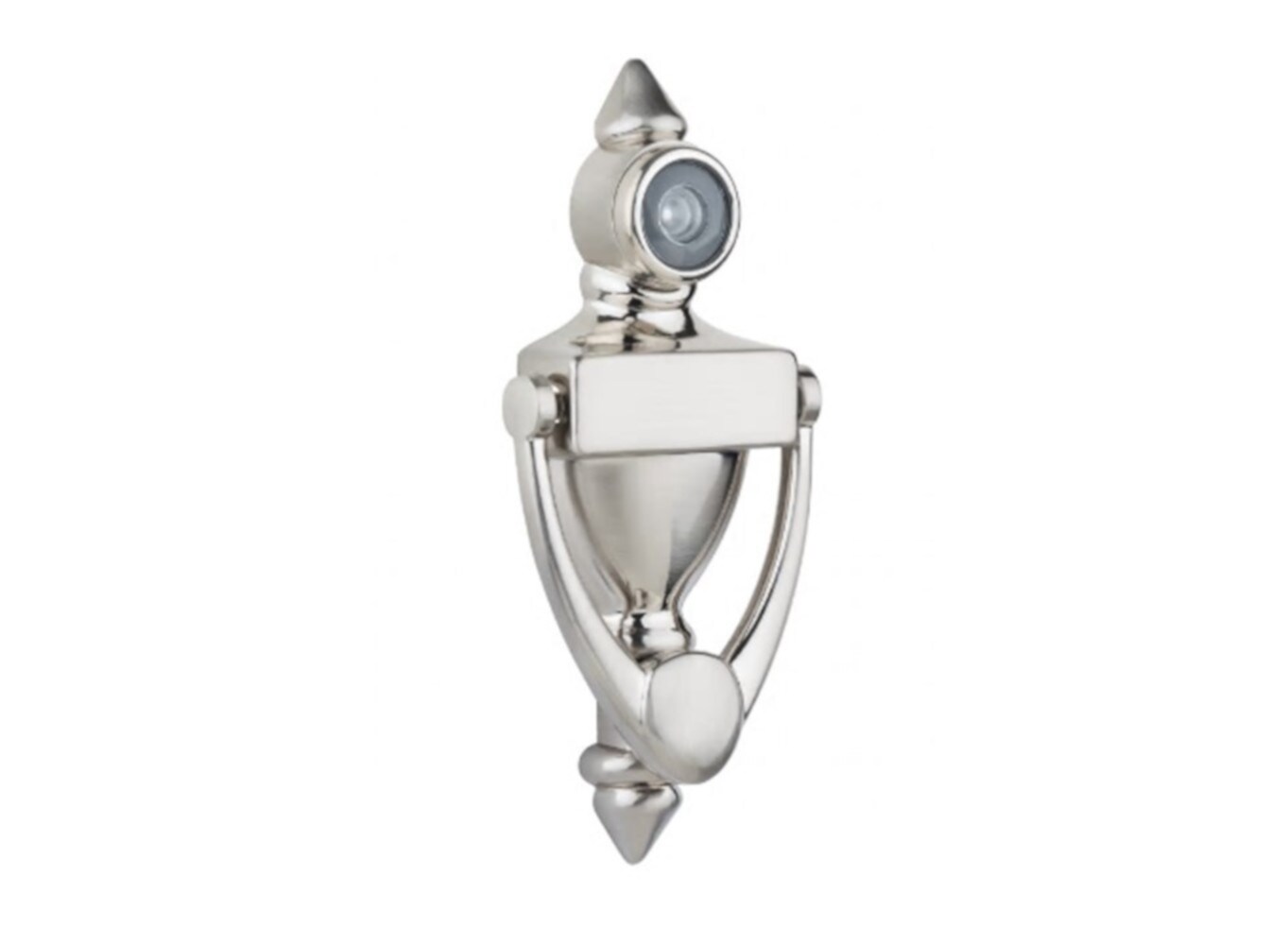  602205 4-in Satin Door Knocker/Viewer