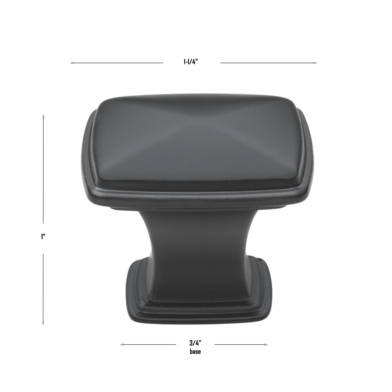 GlideRite Hardware 81091-MB-10 Cabinet-Pulls - View #4