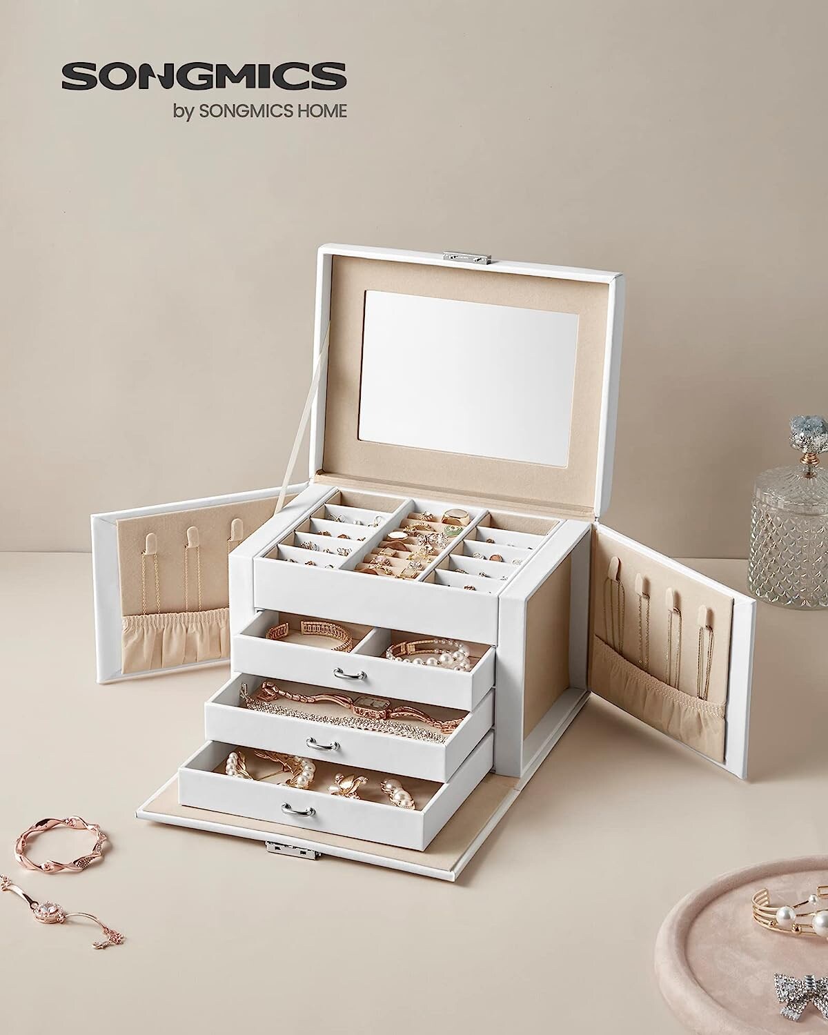 SONGMICS HOME JBC159W01 Jewelry-Organization - View #7